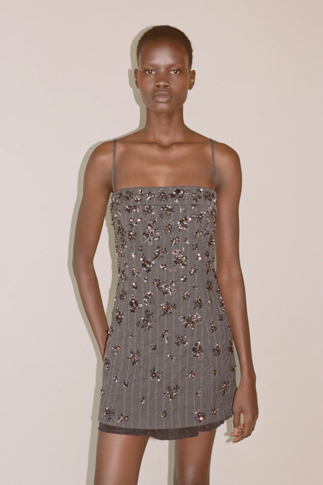Anden Embellished Mini Dress - Image 2