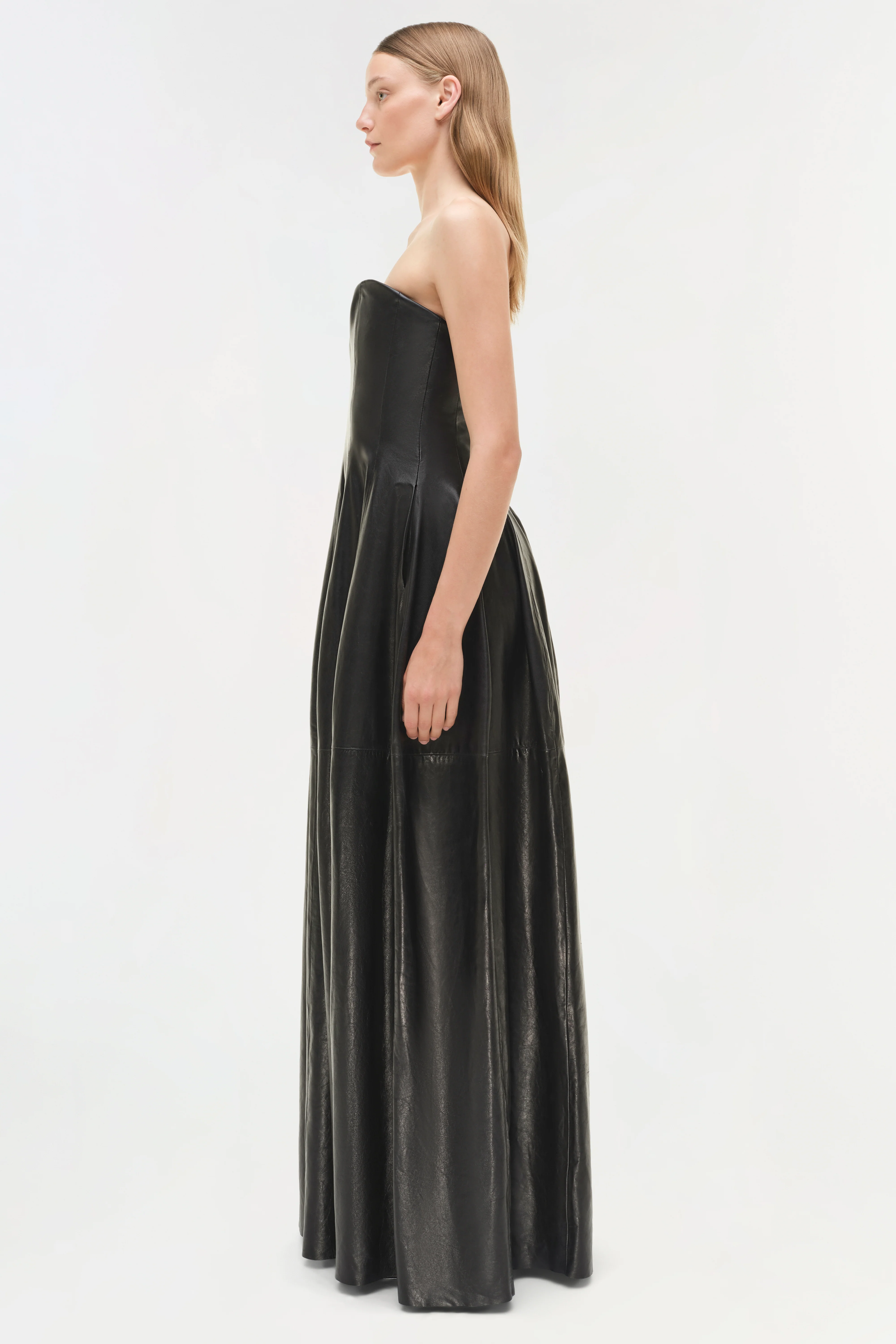 Carrington Leather Bustier Gown - Image 5