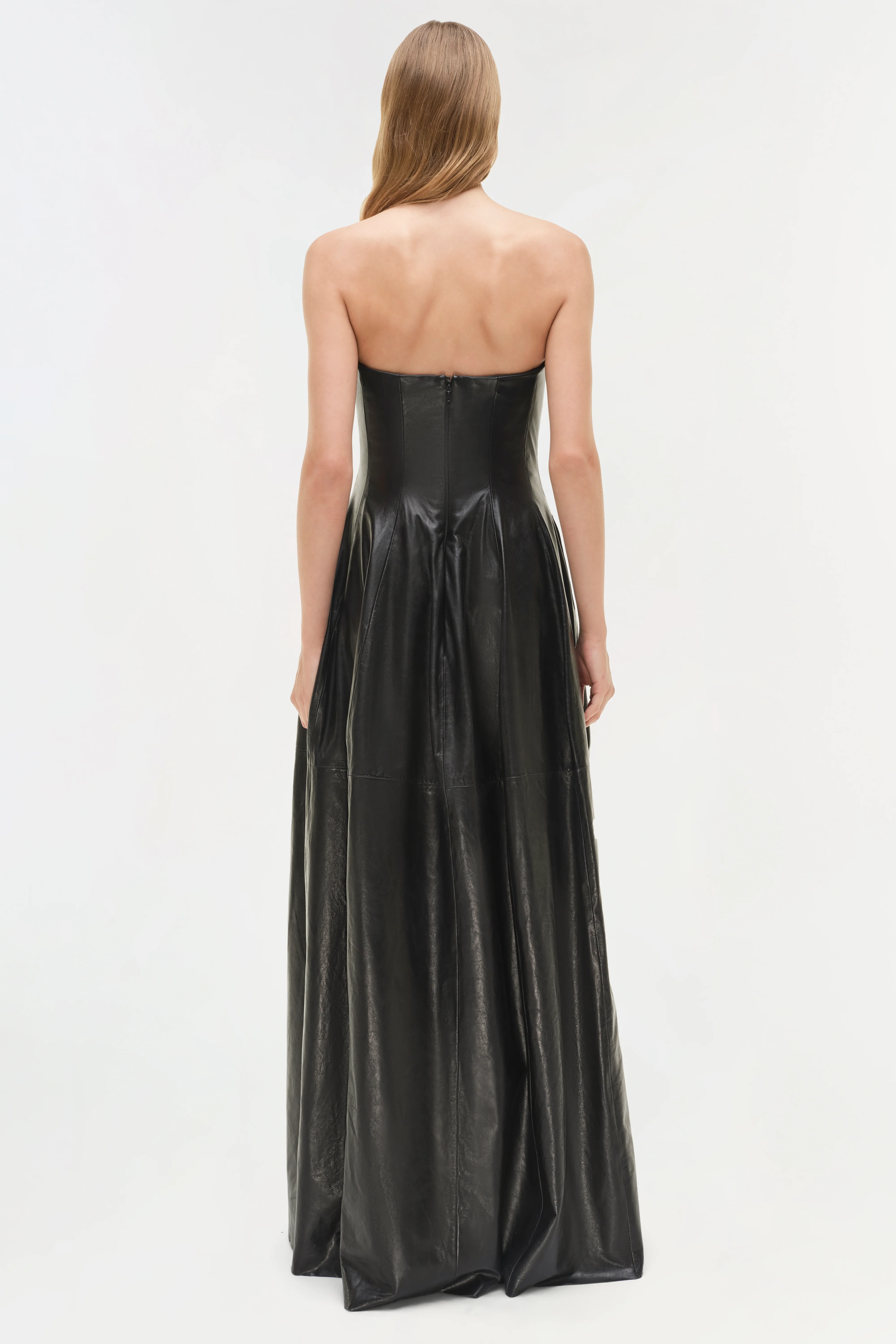 Carrington Leather Bustier Gown - Image 6