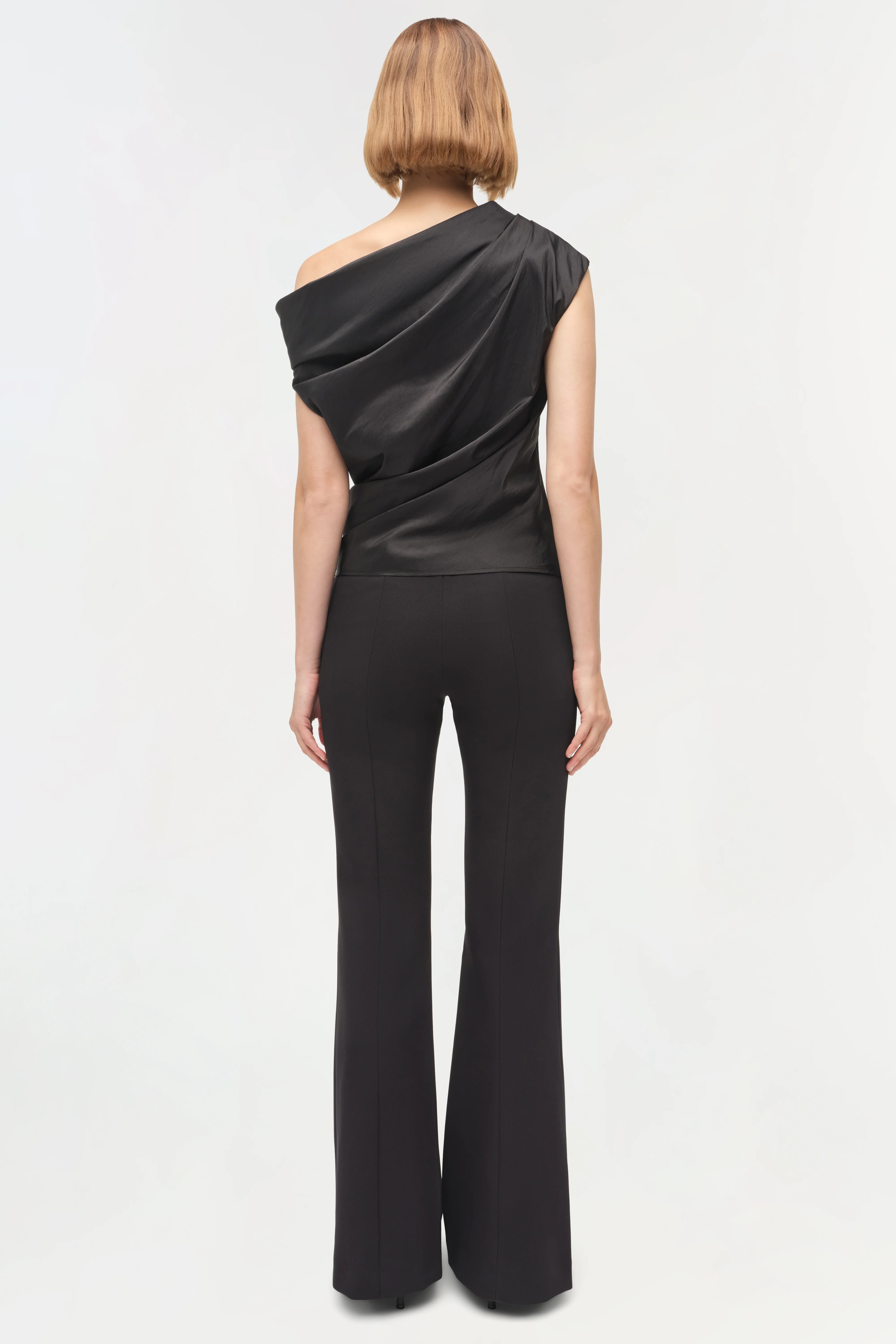 Vivia Taffeta Draped Top - Image 5