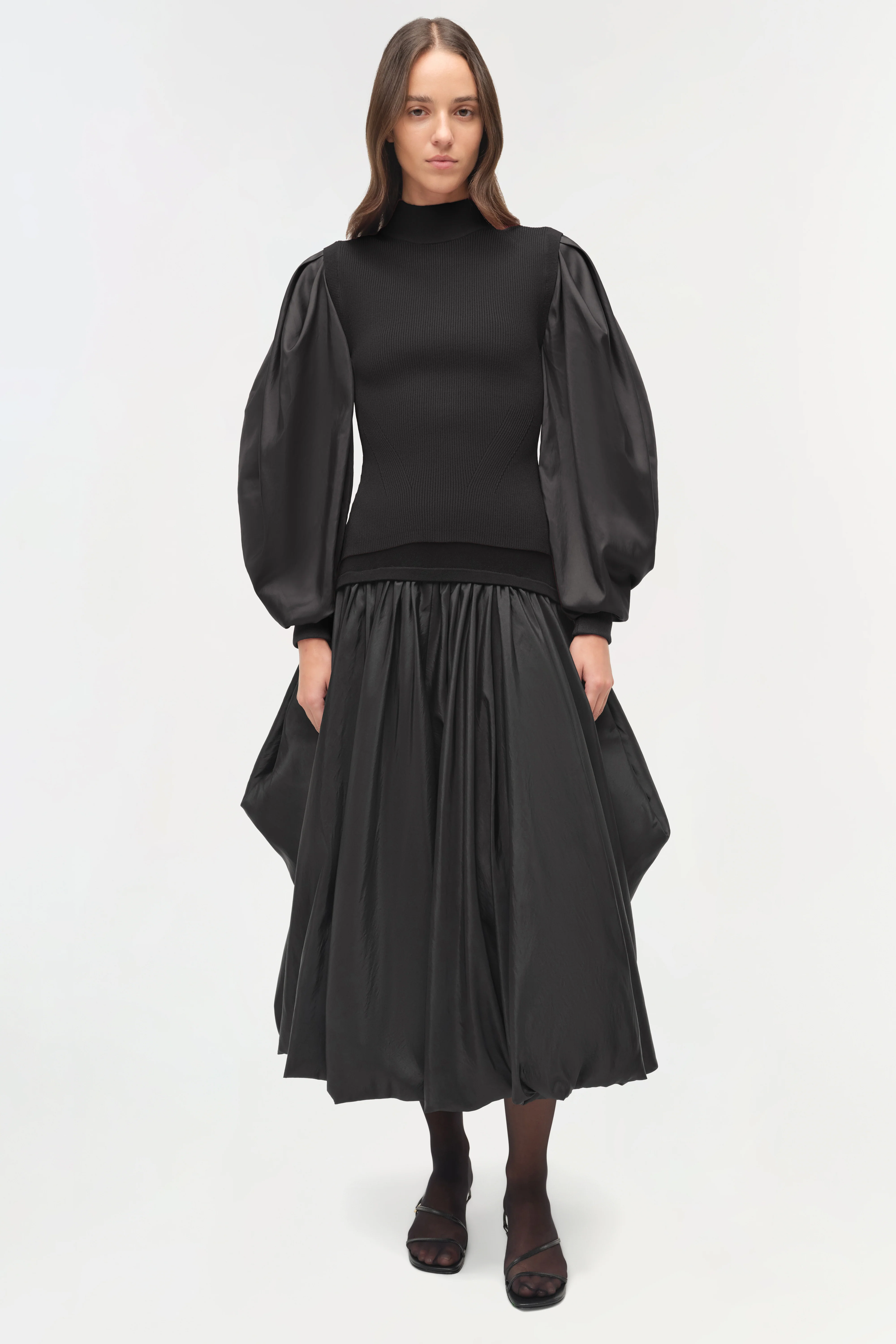 Jackie Taffeta Knit Top - Image 2