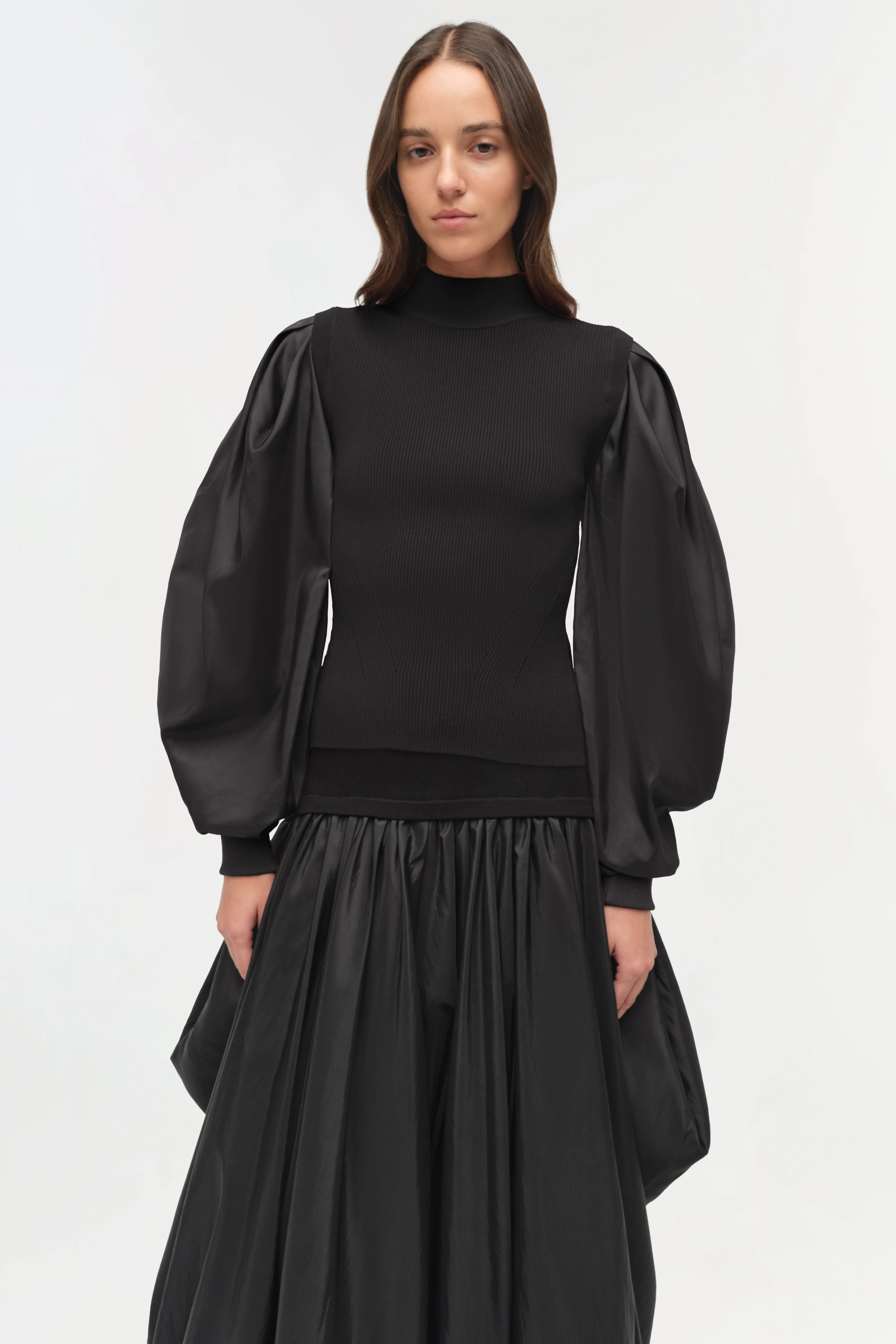 Jackie Taffeta Knit Top - Image 3
