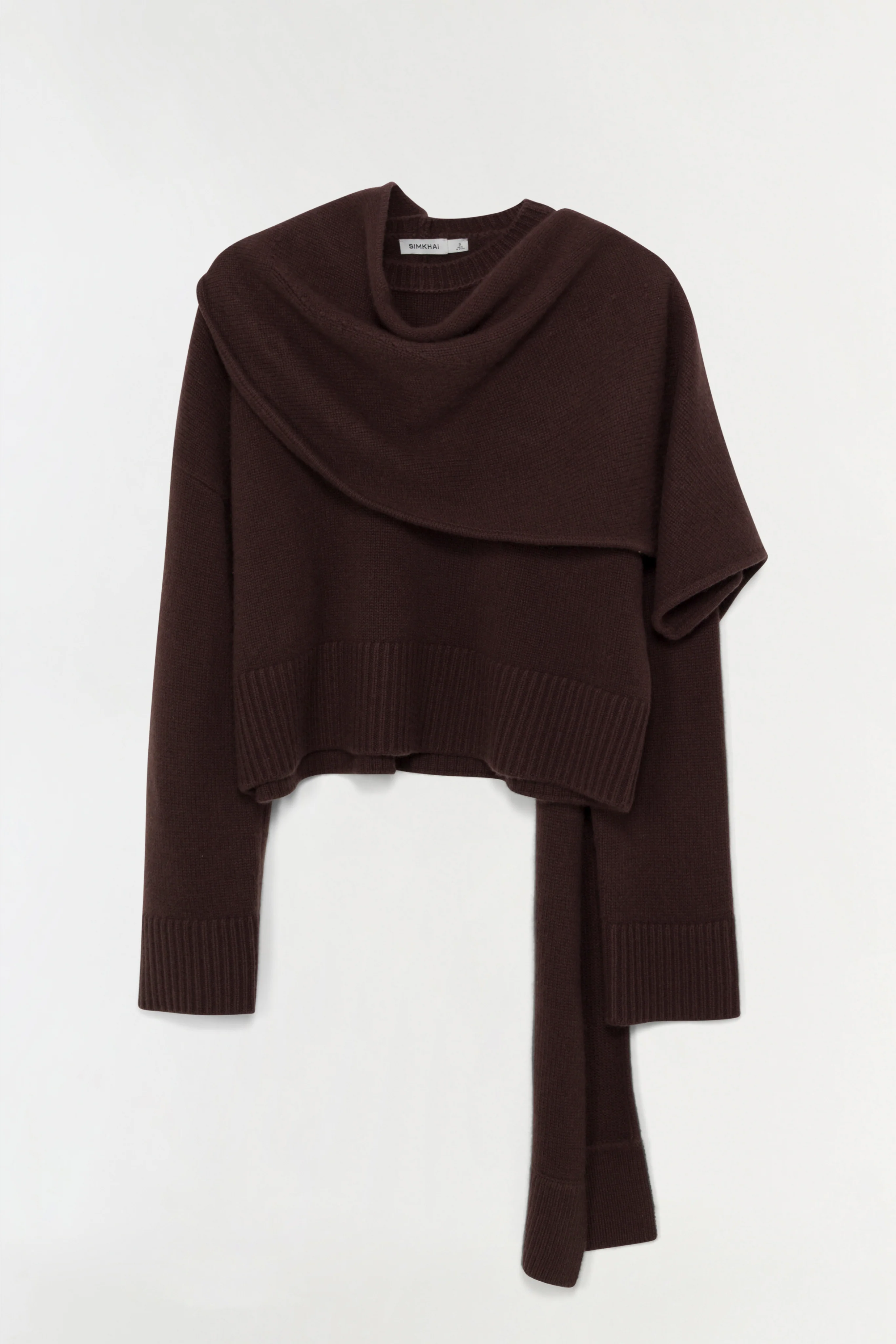 Elson Wool Cashmere Scarf Sweater