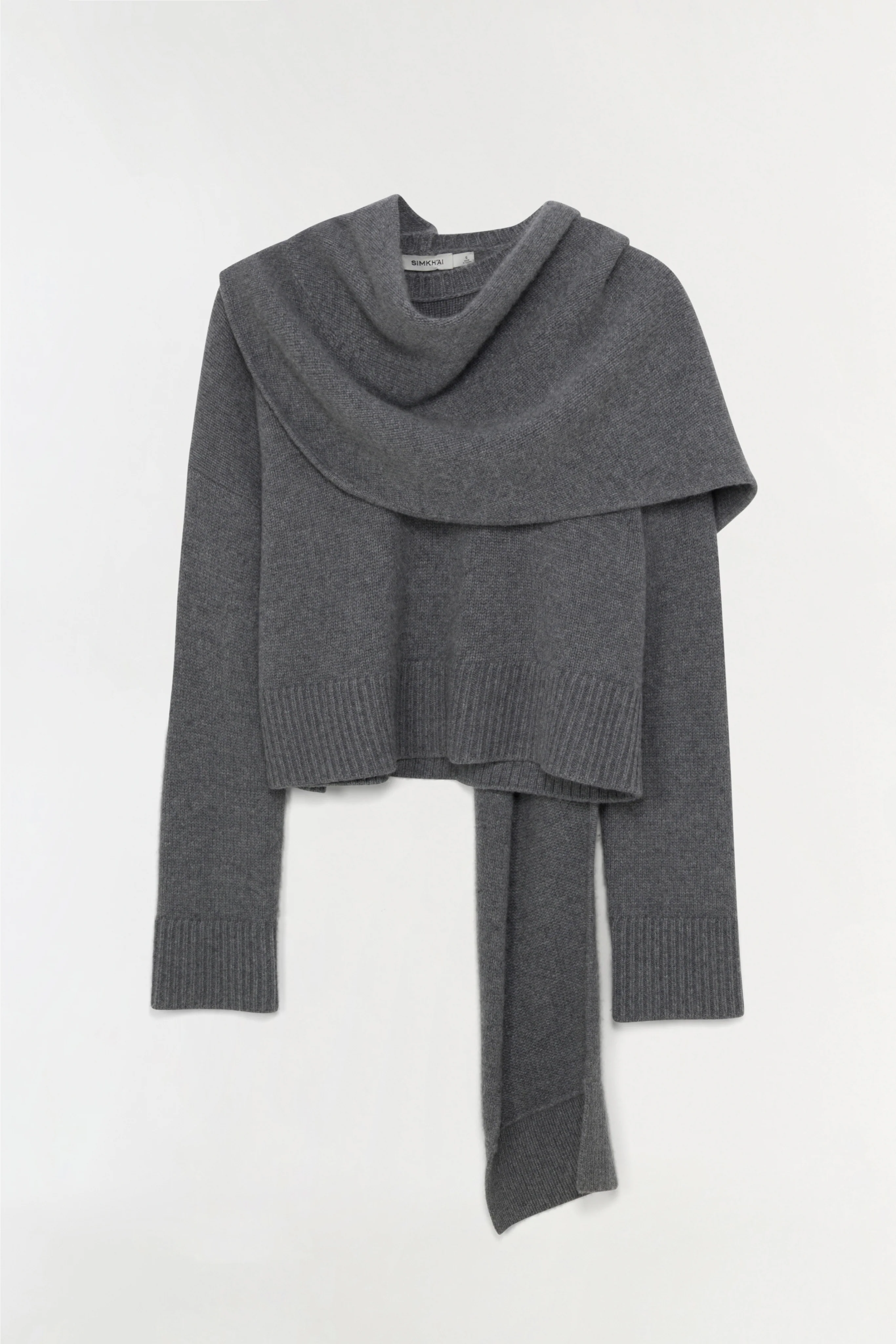Elson Wool Cashmere Scarf Sweater