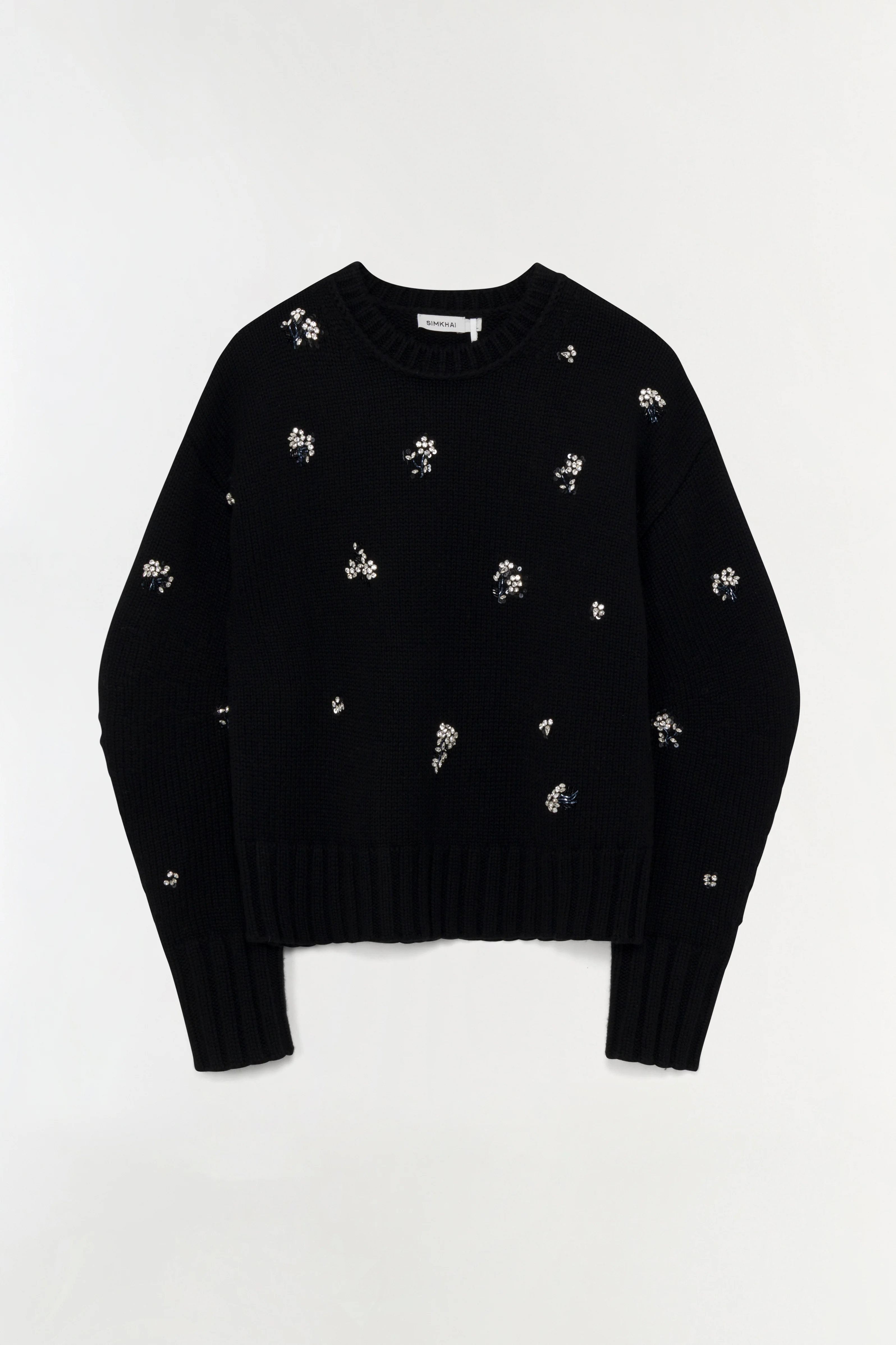 Coraline Embellished Knit Crewneck