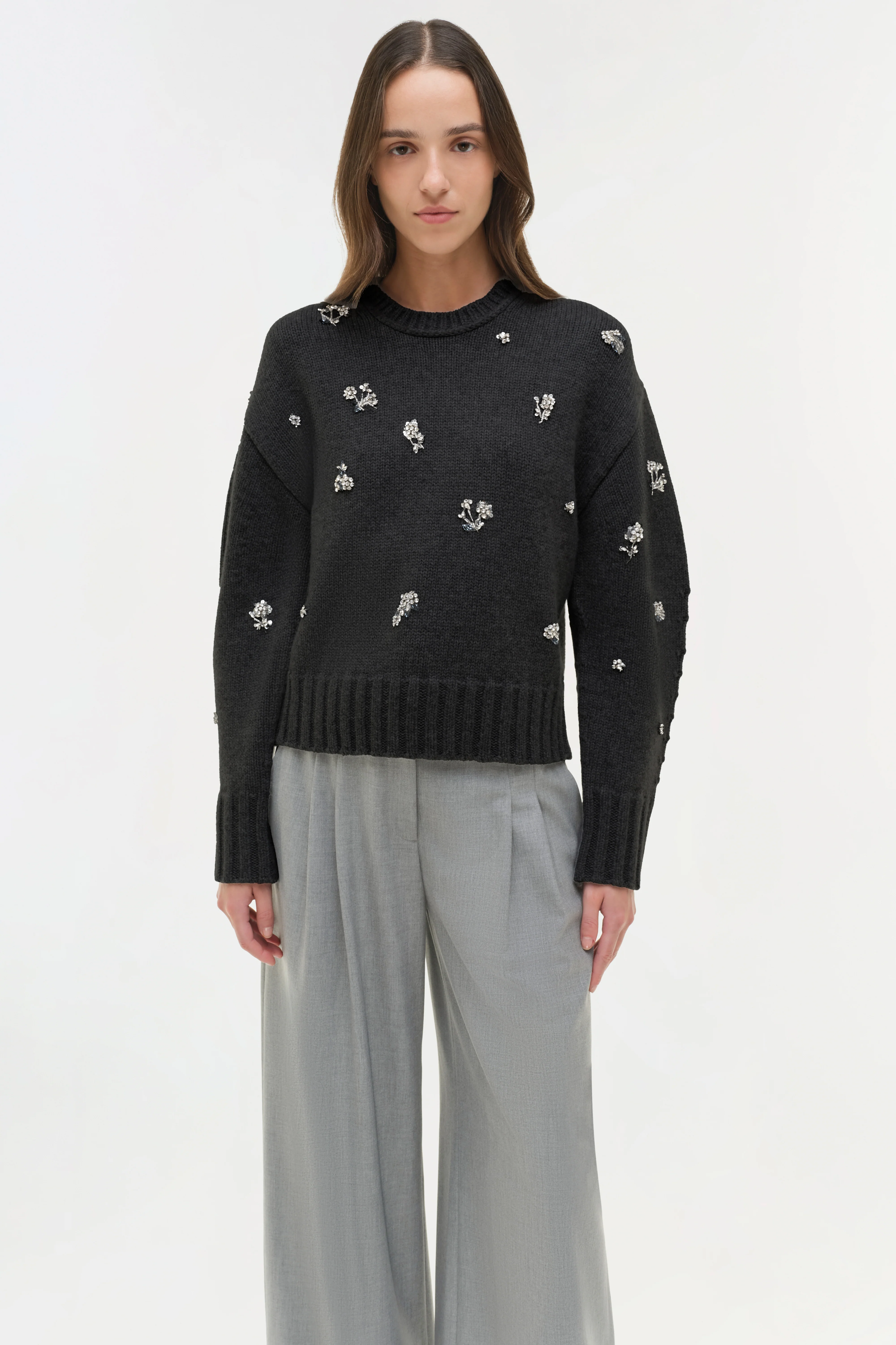 Coraline Embellished Knit Crewneck - Image 3