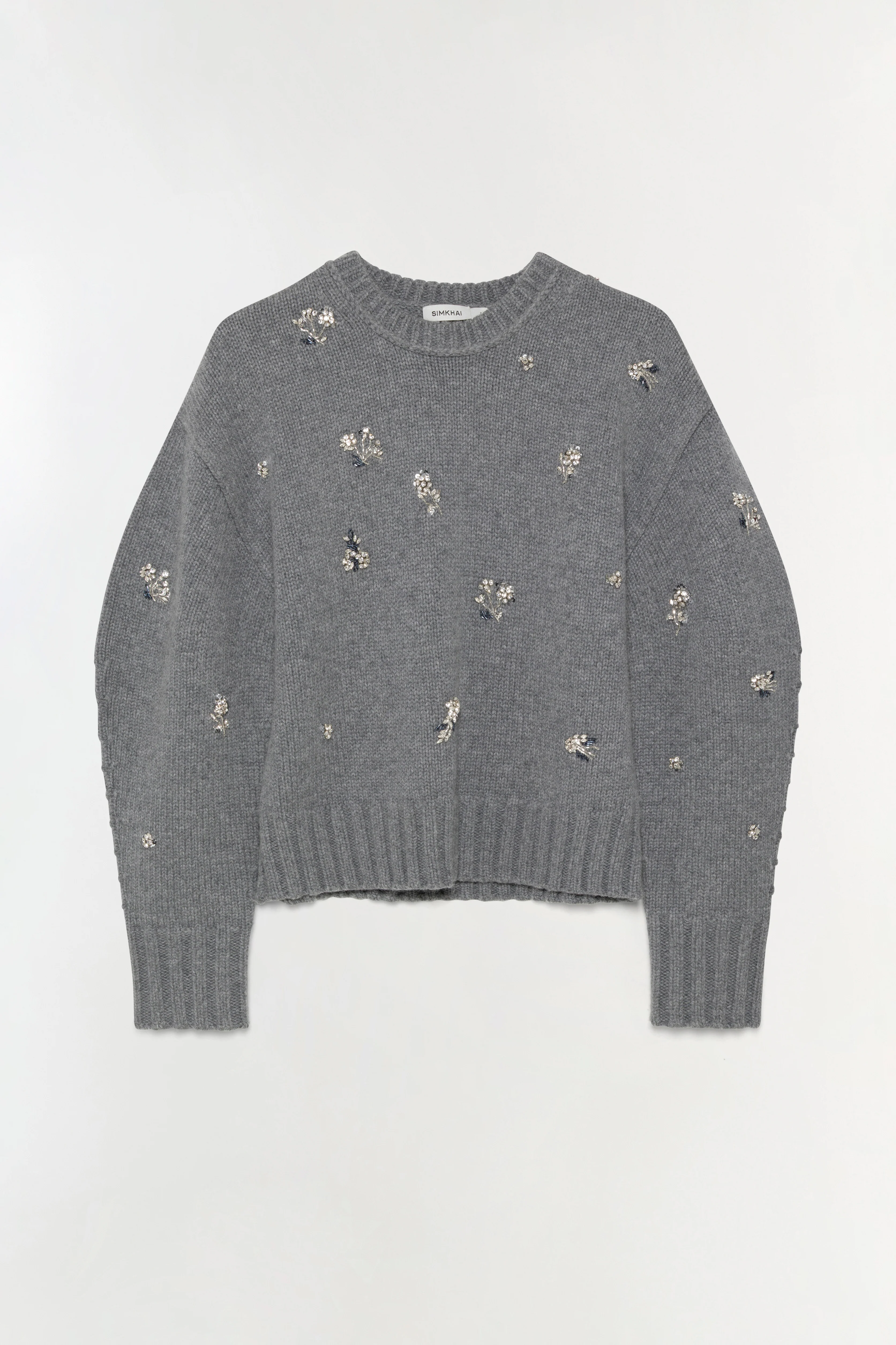 Coraline Embellished Knit Crewneck