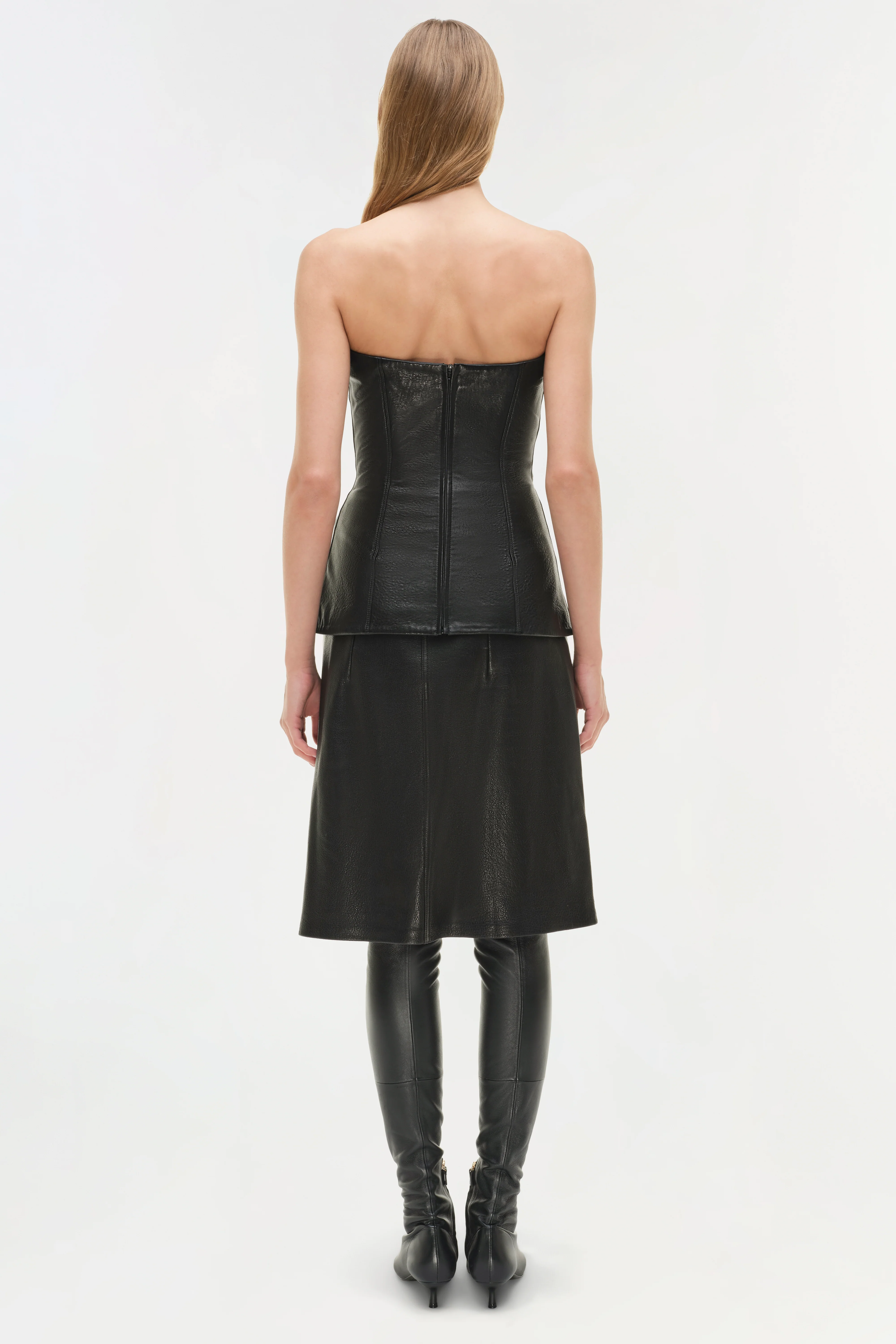 Tyla Leather Bustier Top - Image 6