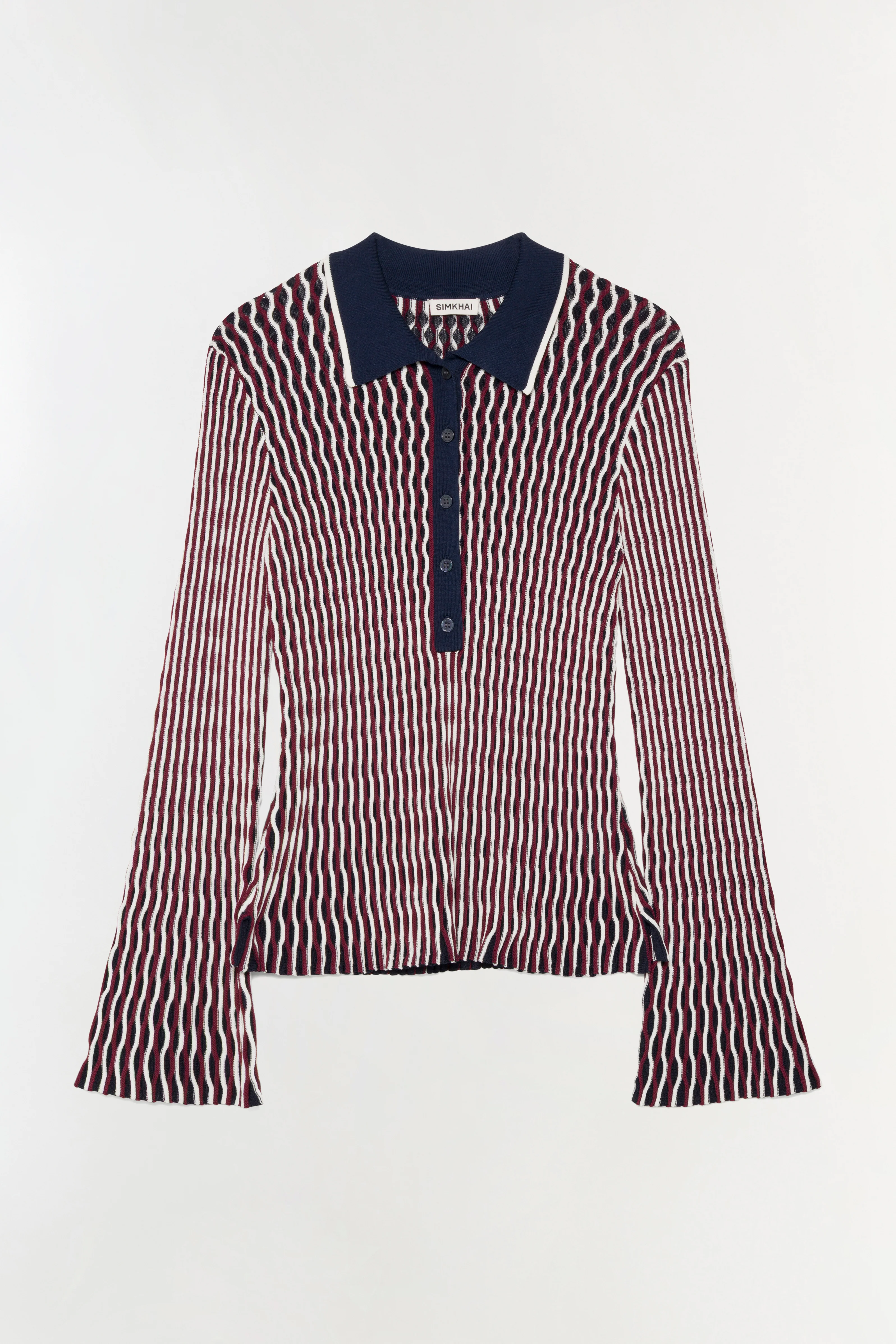 Colleen Knit Polo Top