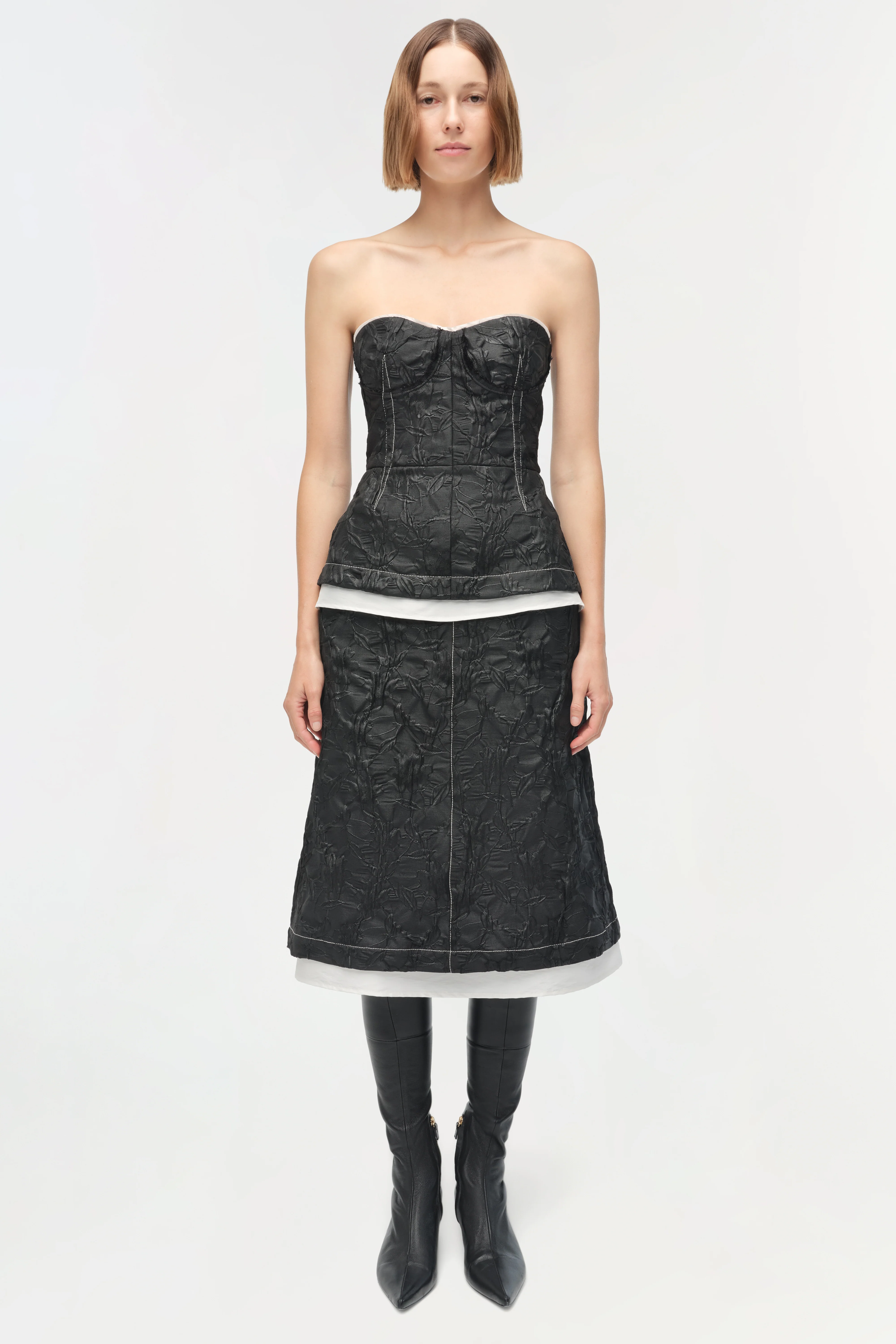 Vionna Jacquard Midi Skirt - Image 5