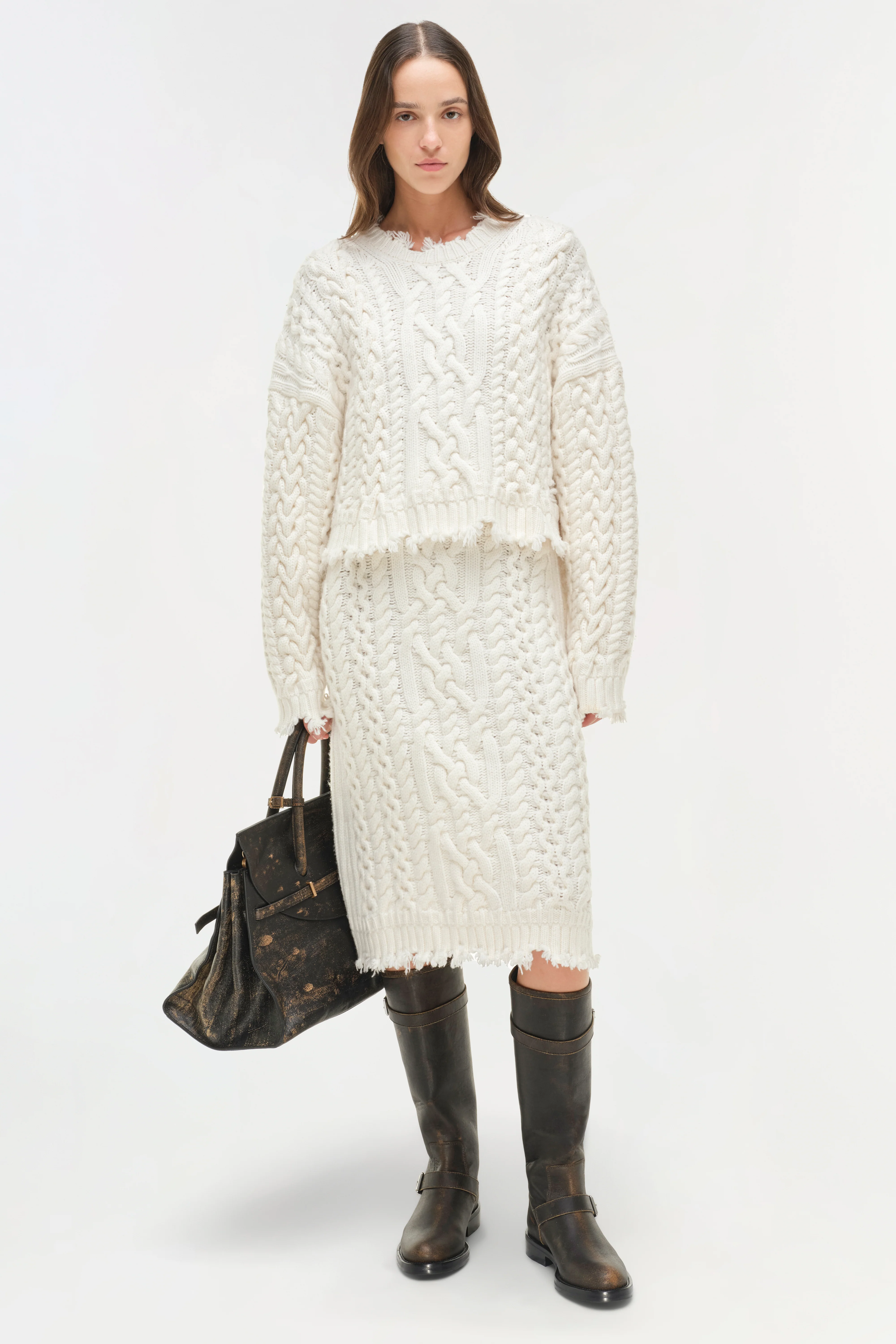 Brioni Knit Midi Skirt - Image 2