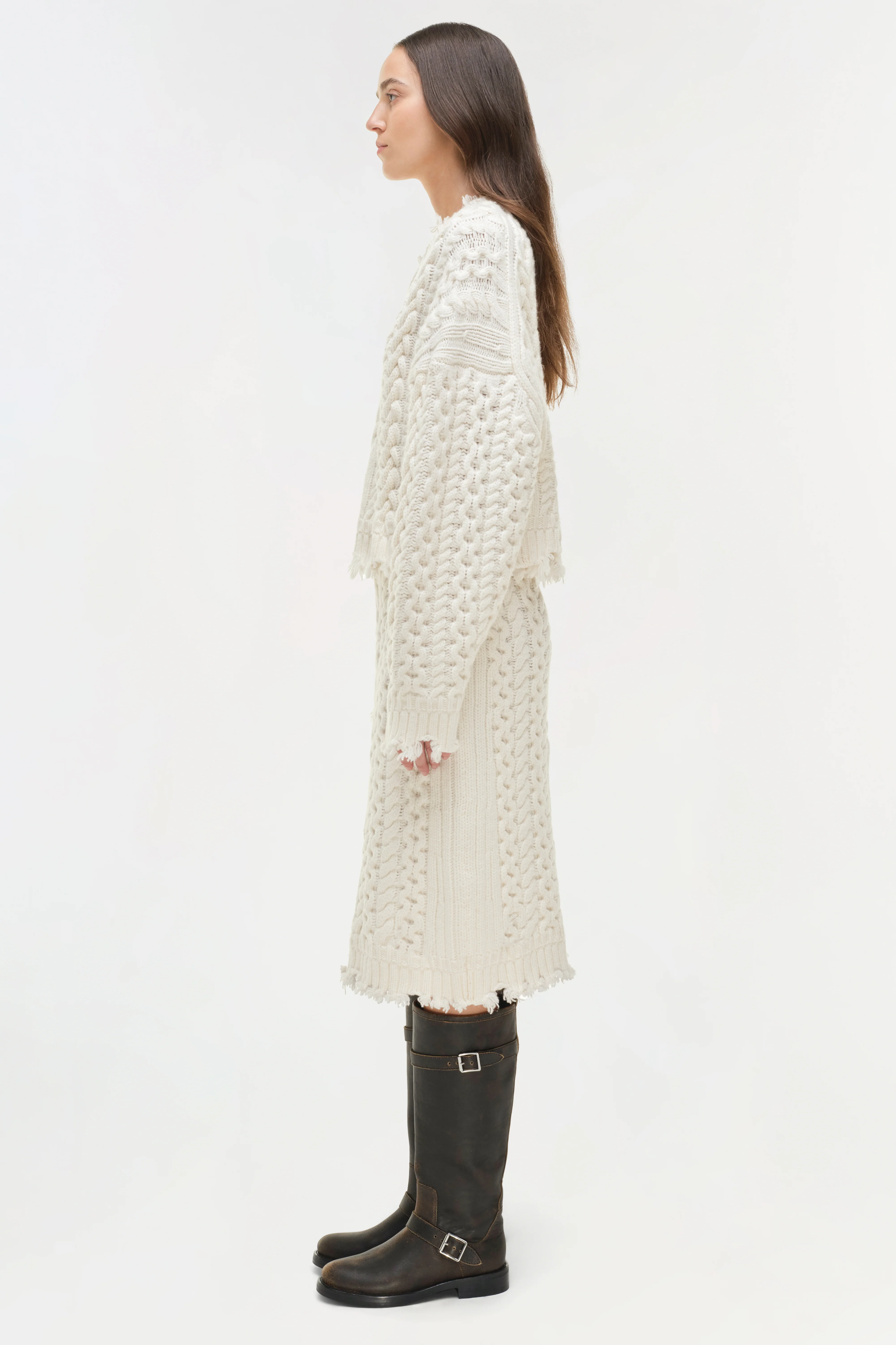 Brioni Knit Midi Skirt - Image 4