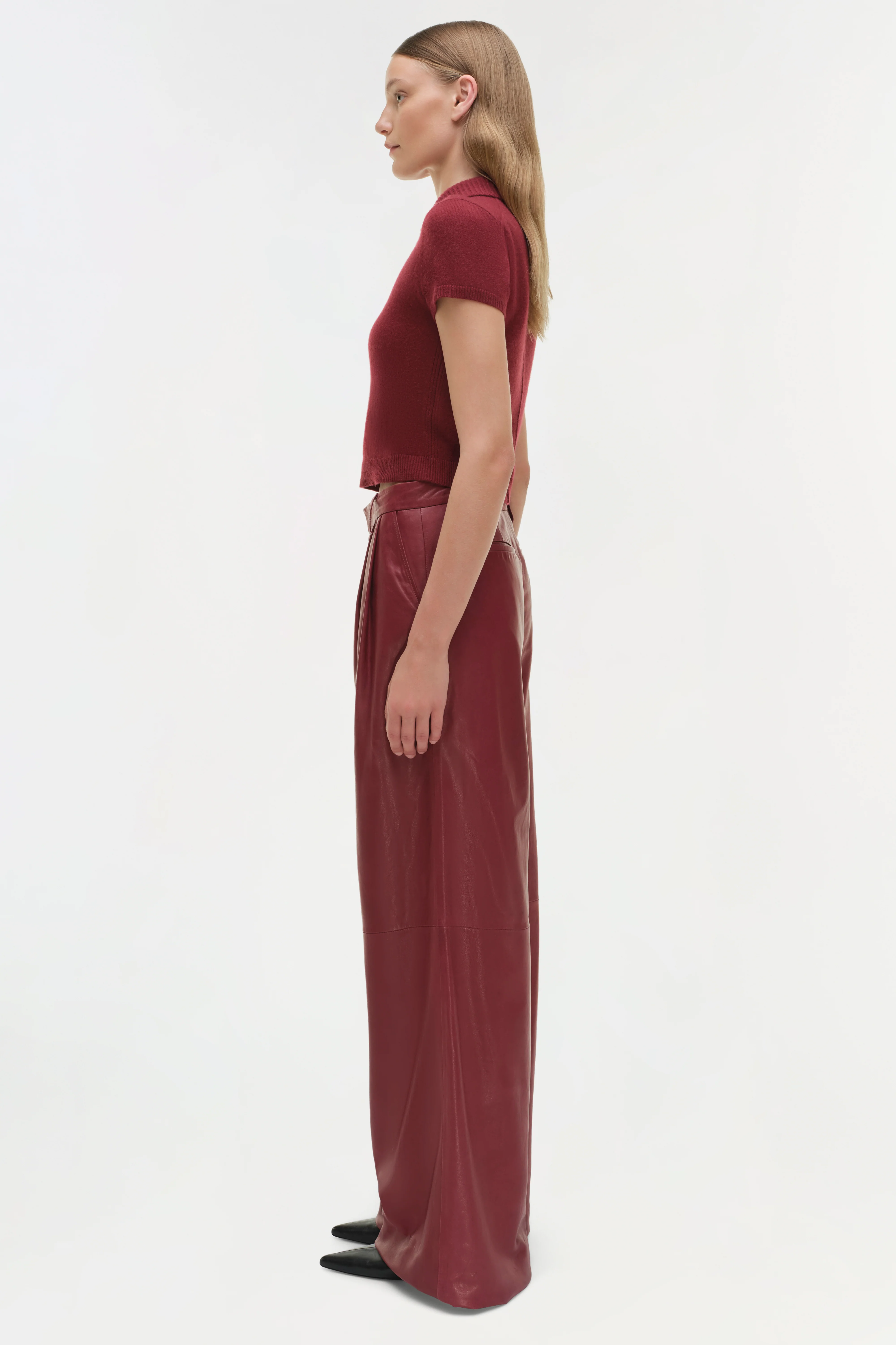 Kobie Wide Leg Leather Pant - Image 5