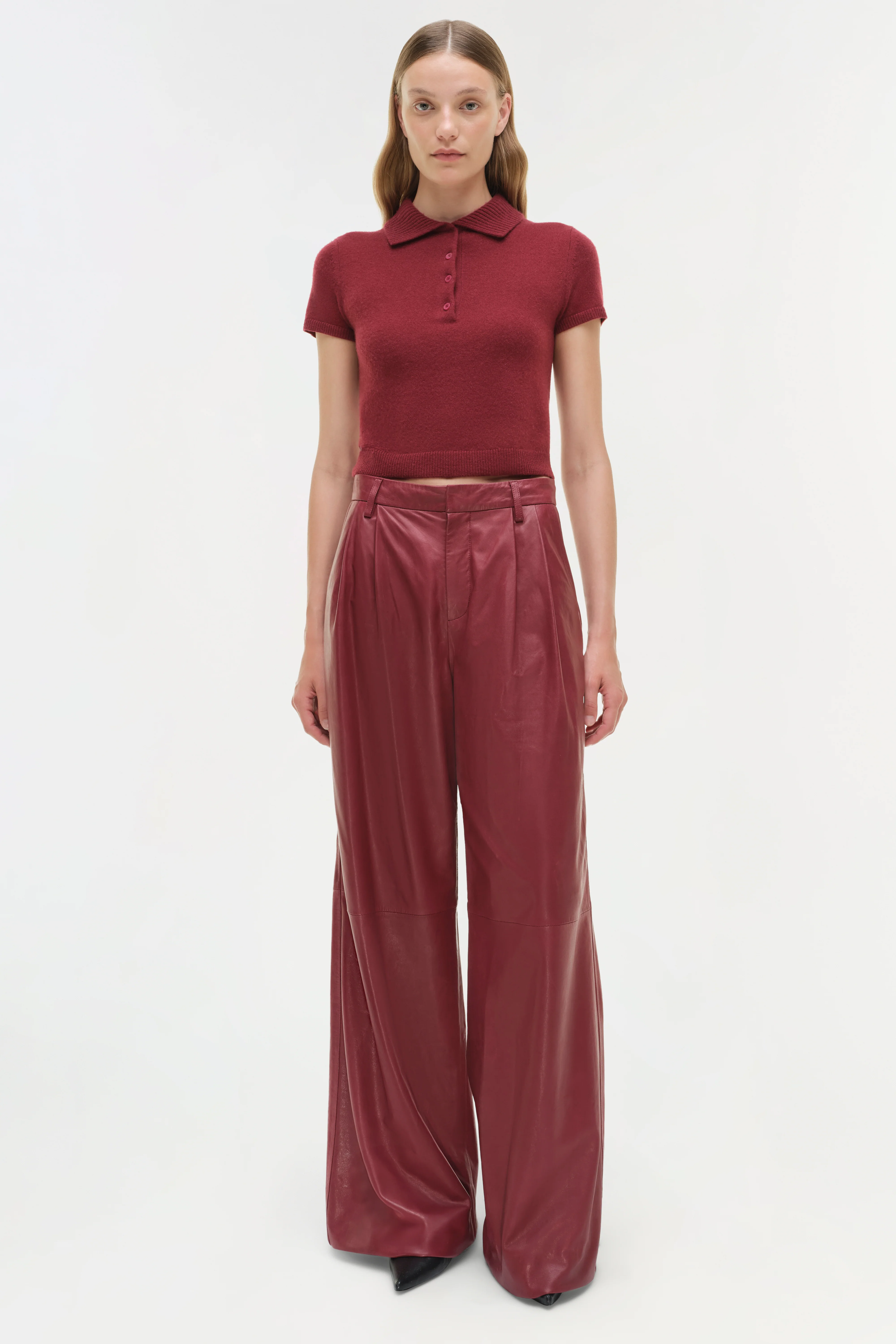 Kobie Wide Leg Leather Pant - Image 7