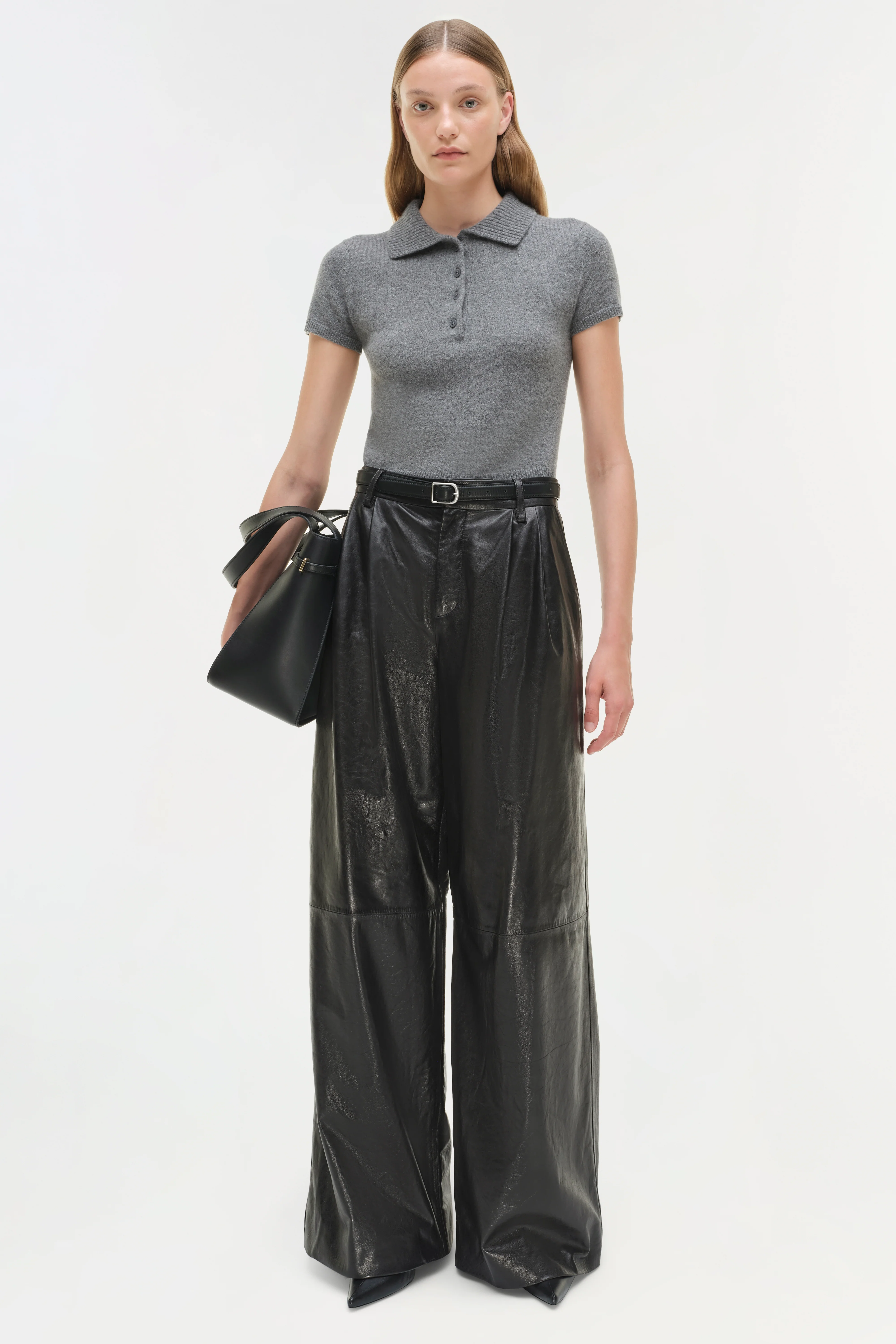 Kobie Wide Leg Leather Pant - Image 2