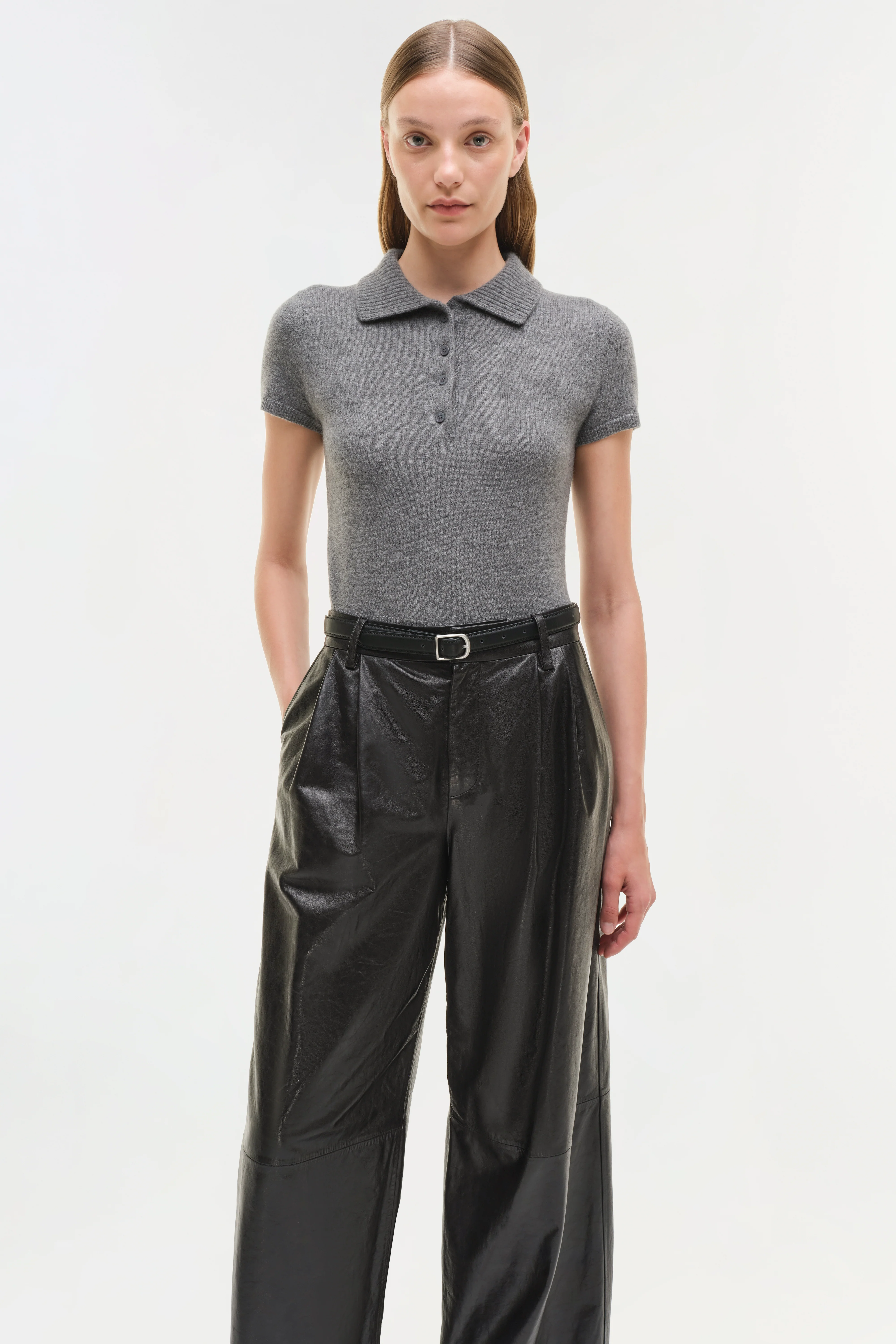 Kobie Wide Leg Leather Pant - Image 3