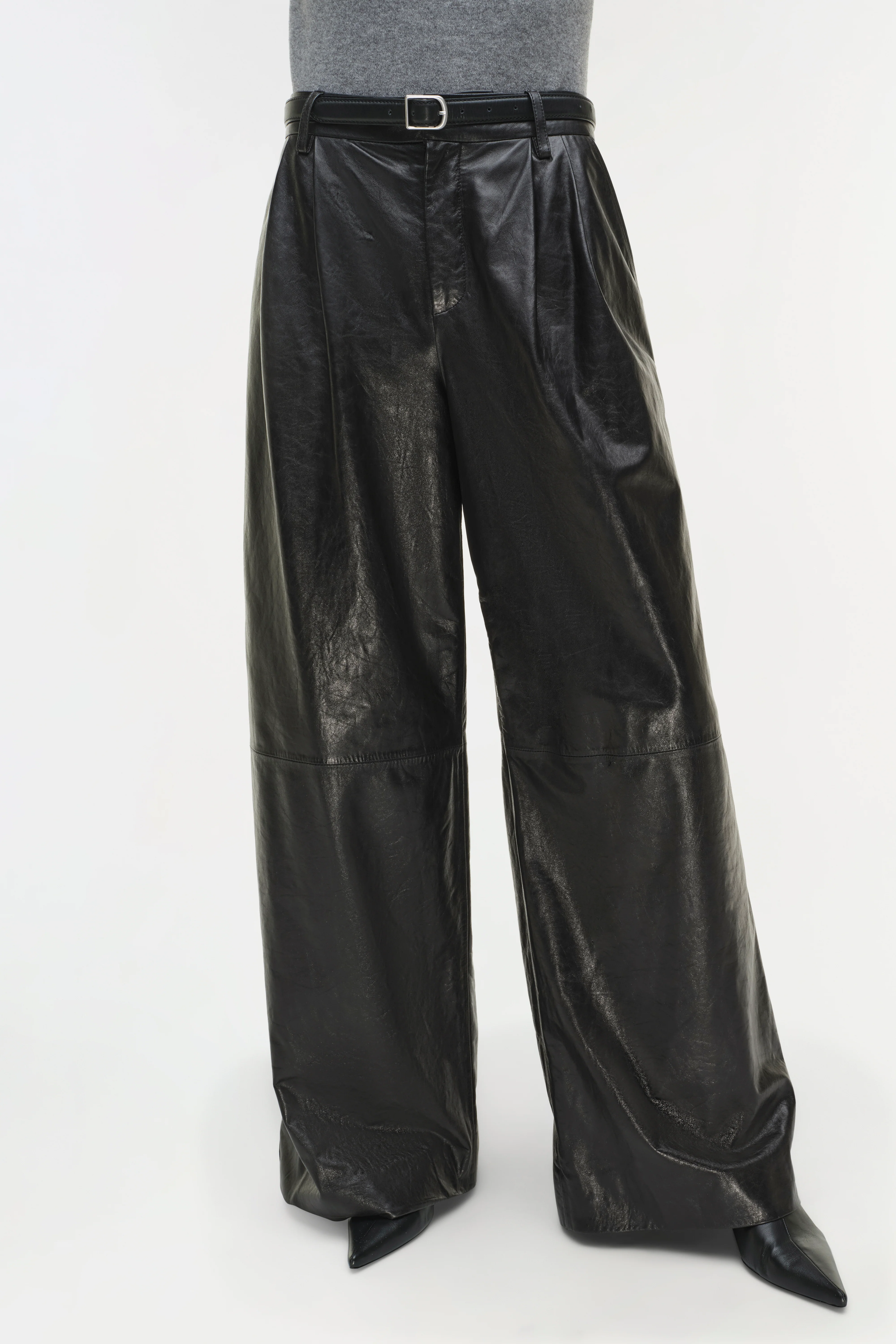 Kobie Wide Leg Leather Pant - Image 4