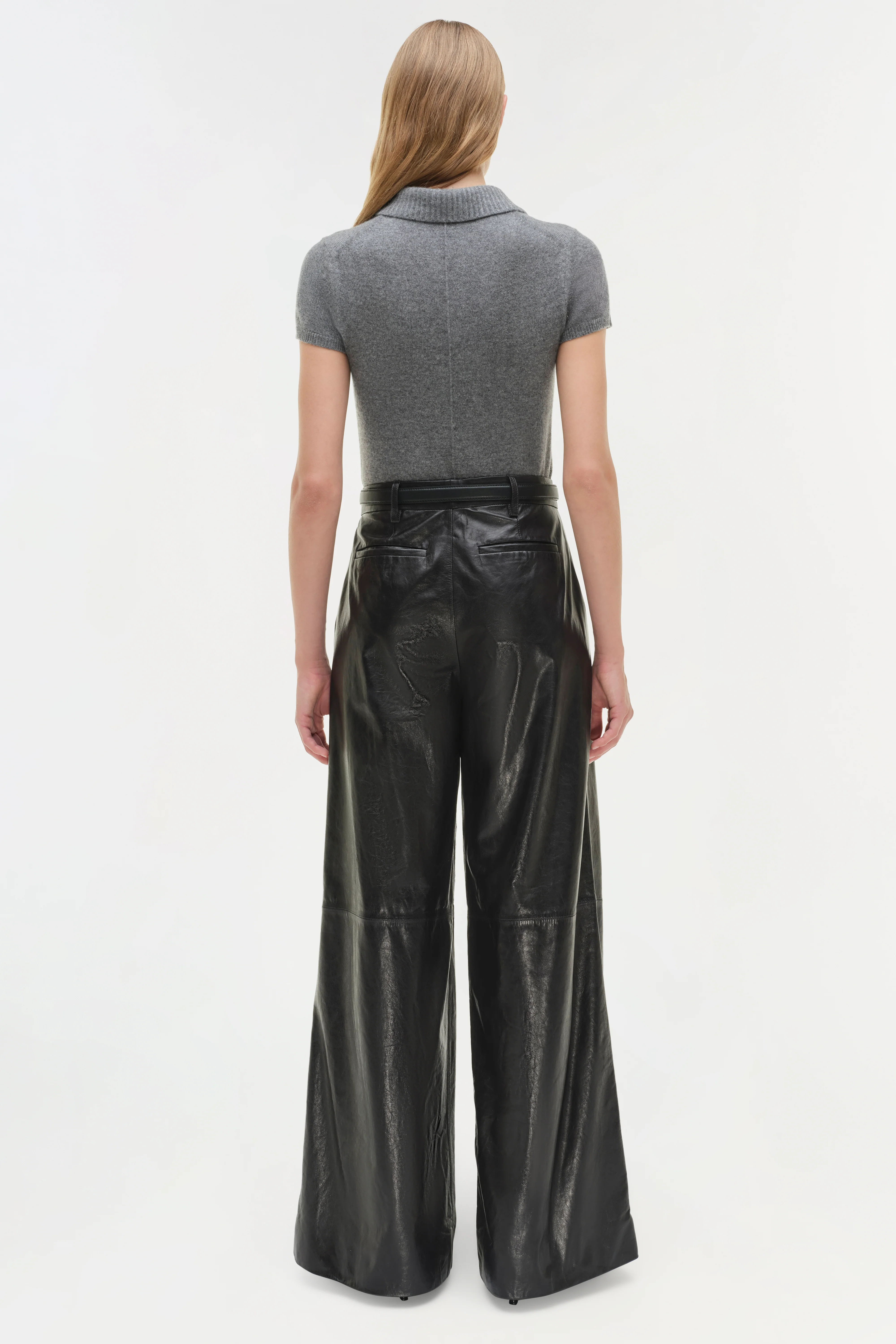 Kobie Wide Leg Leather Pant - Image 6