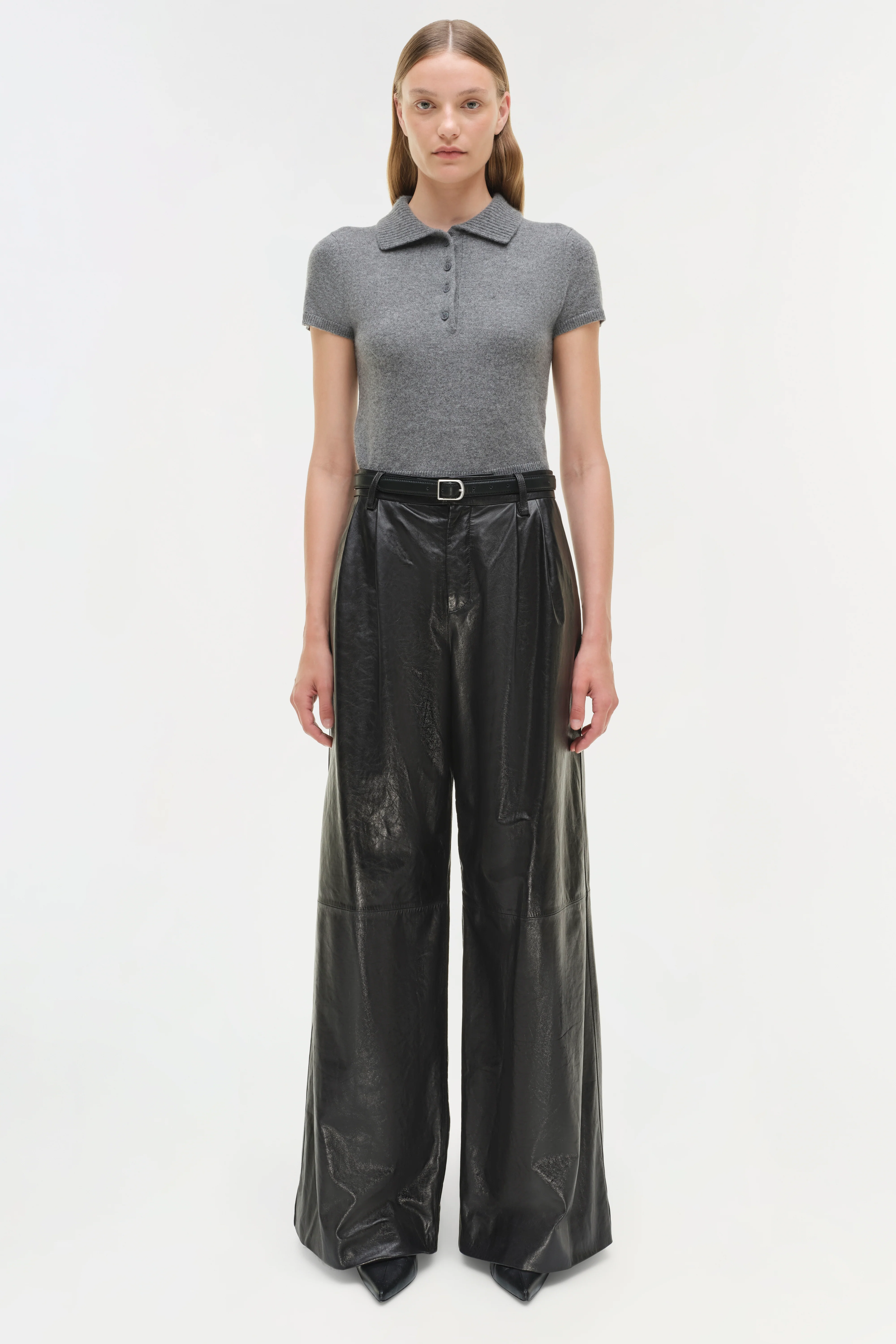 Kobie Wide Leg Leather Pant - Image 7