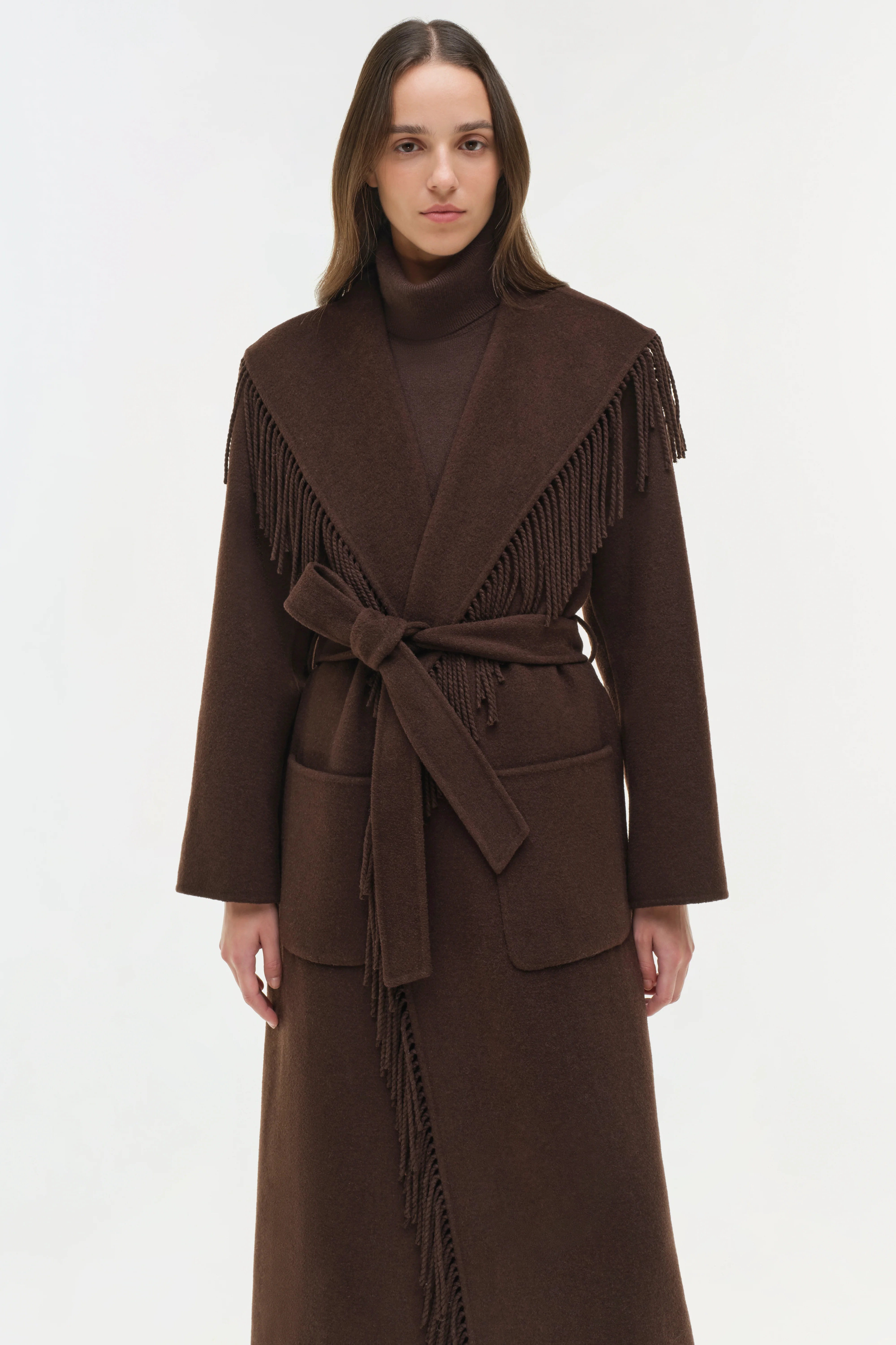 Carrie Fringe Coat - Image 3