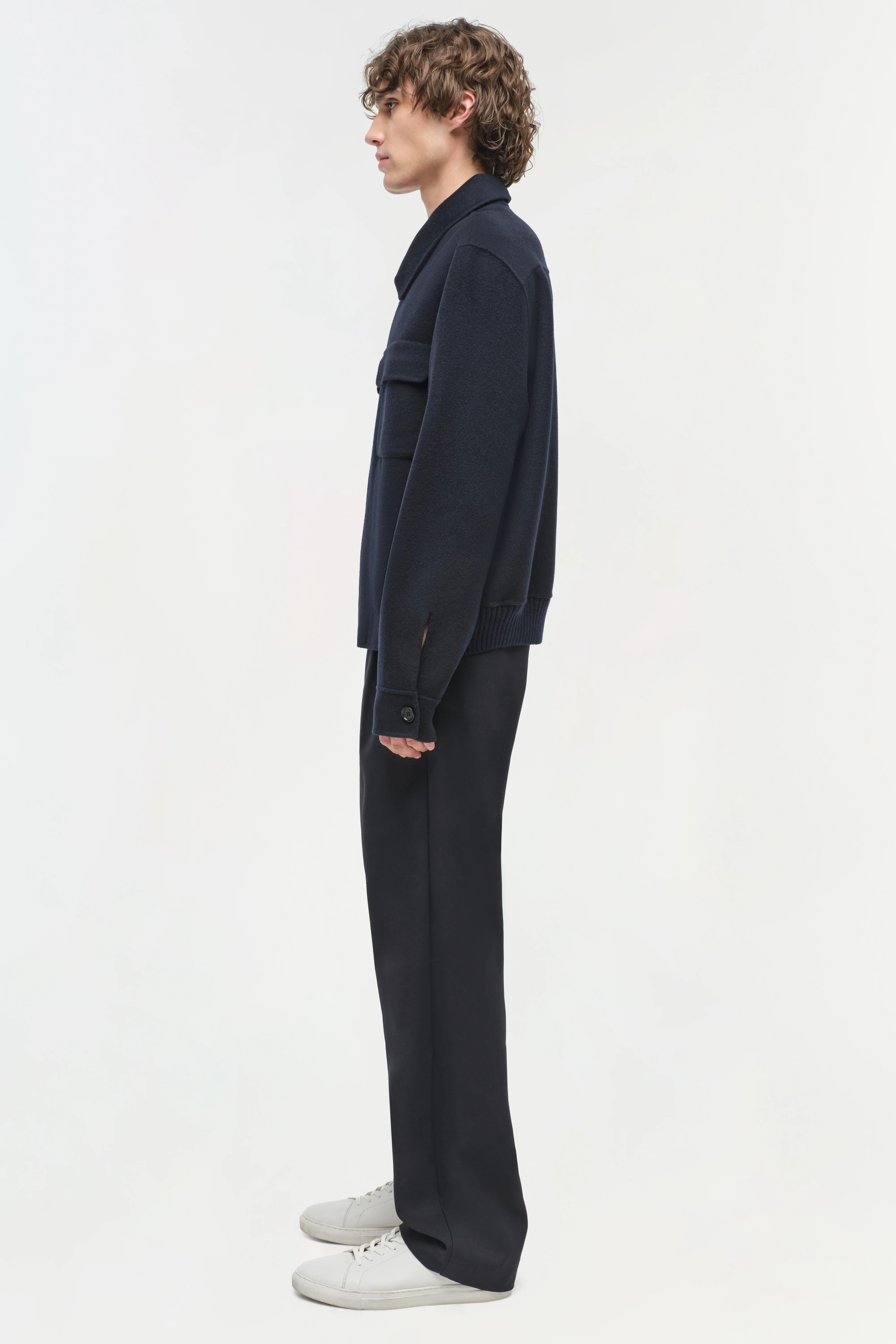 Dennis Wool Zip Up Jacket - Image 4