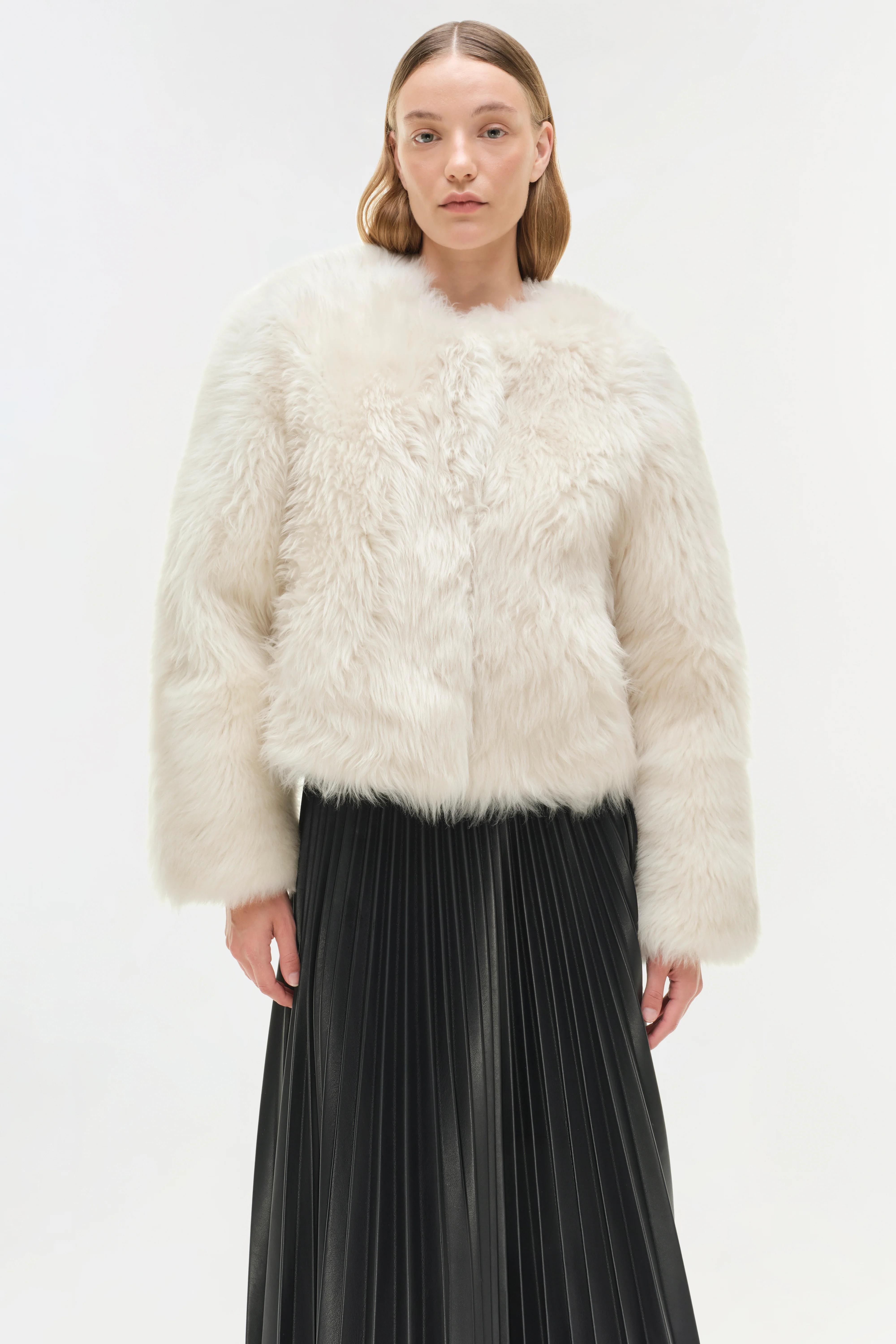 Natasha Shearling Jacket - Image 4