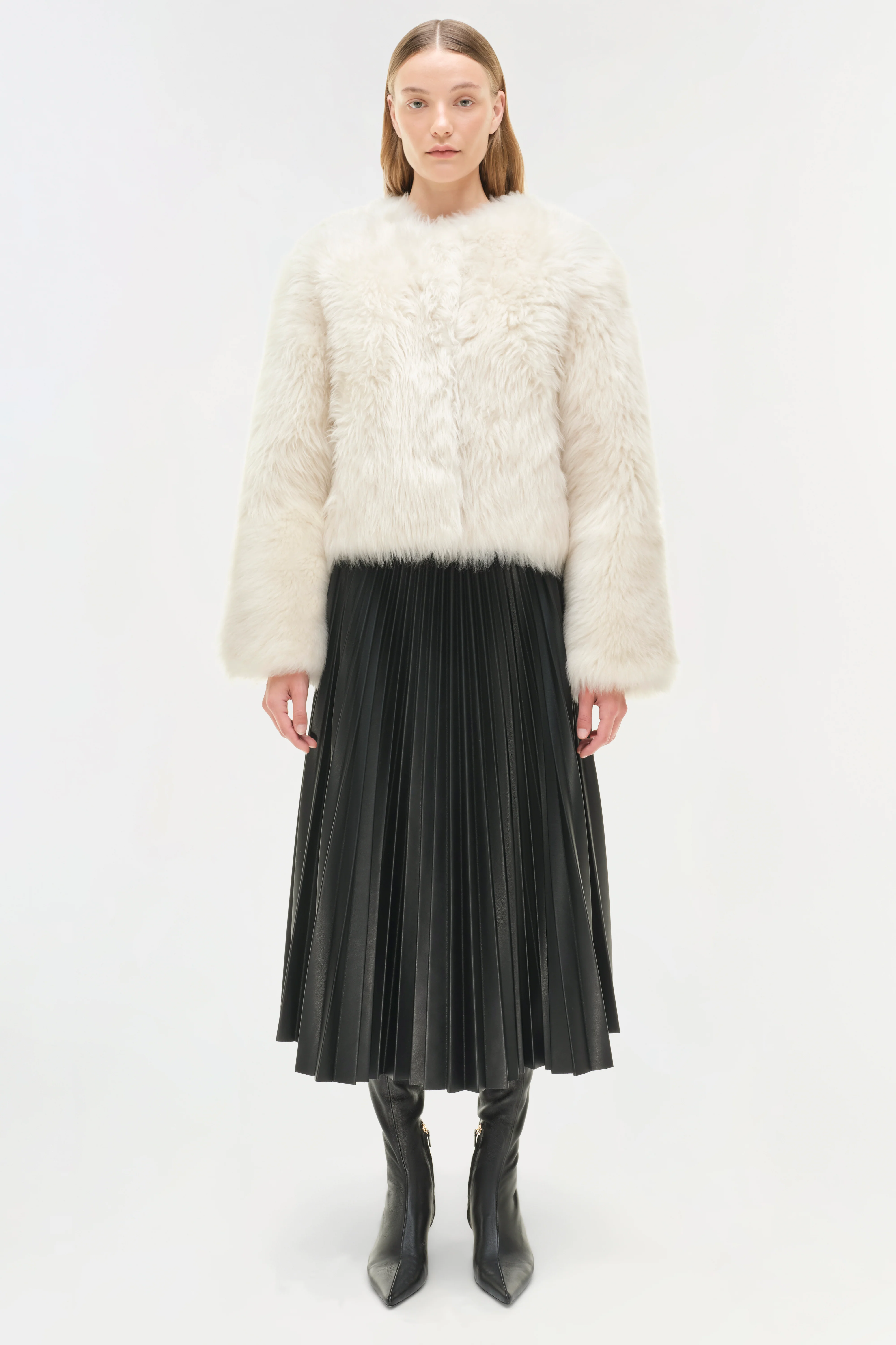 Natasha Shearling Jacket - Image 7