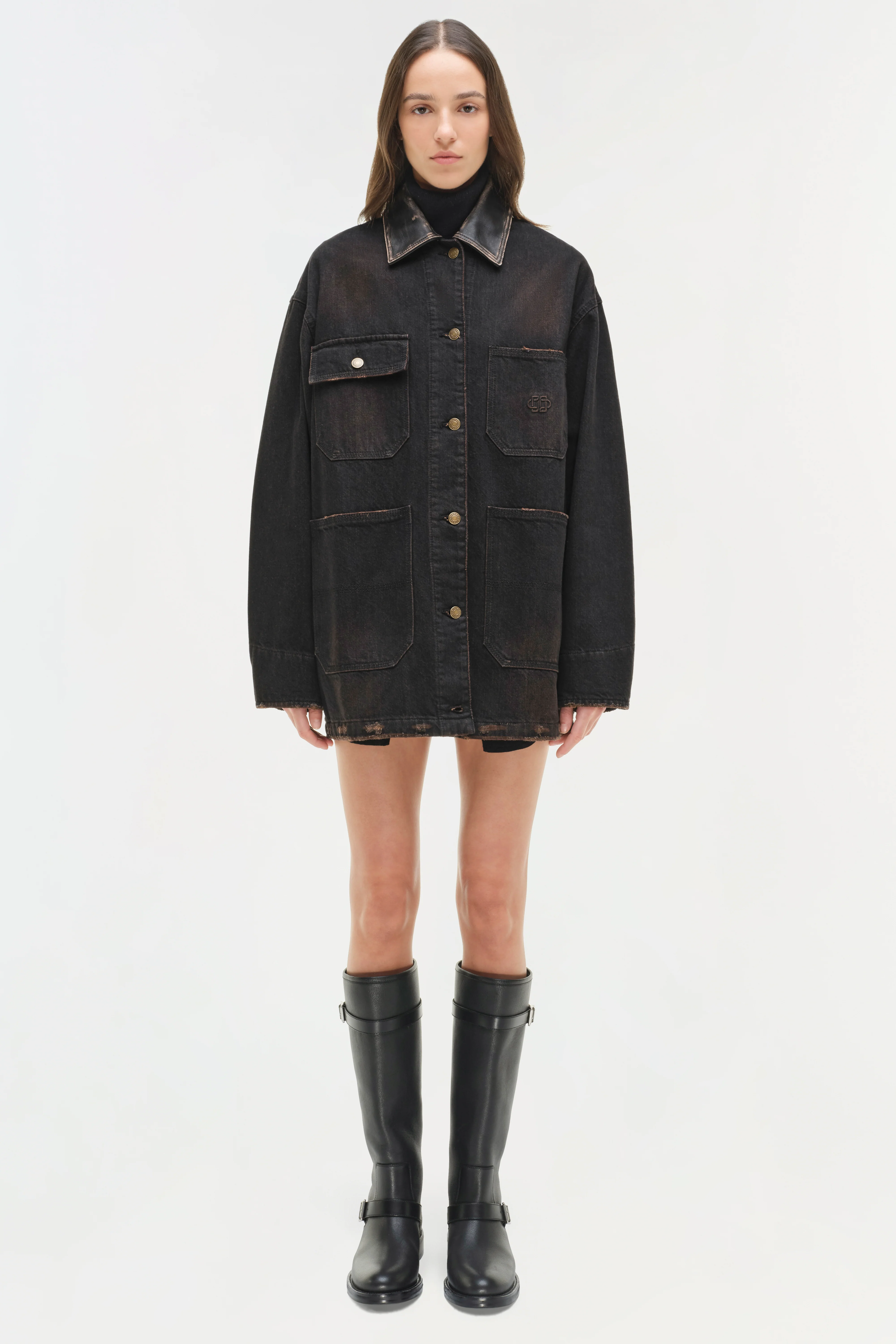 Larz Denim Chore Jacket - Image 6