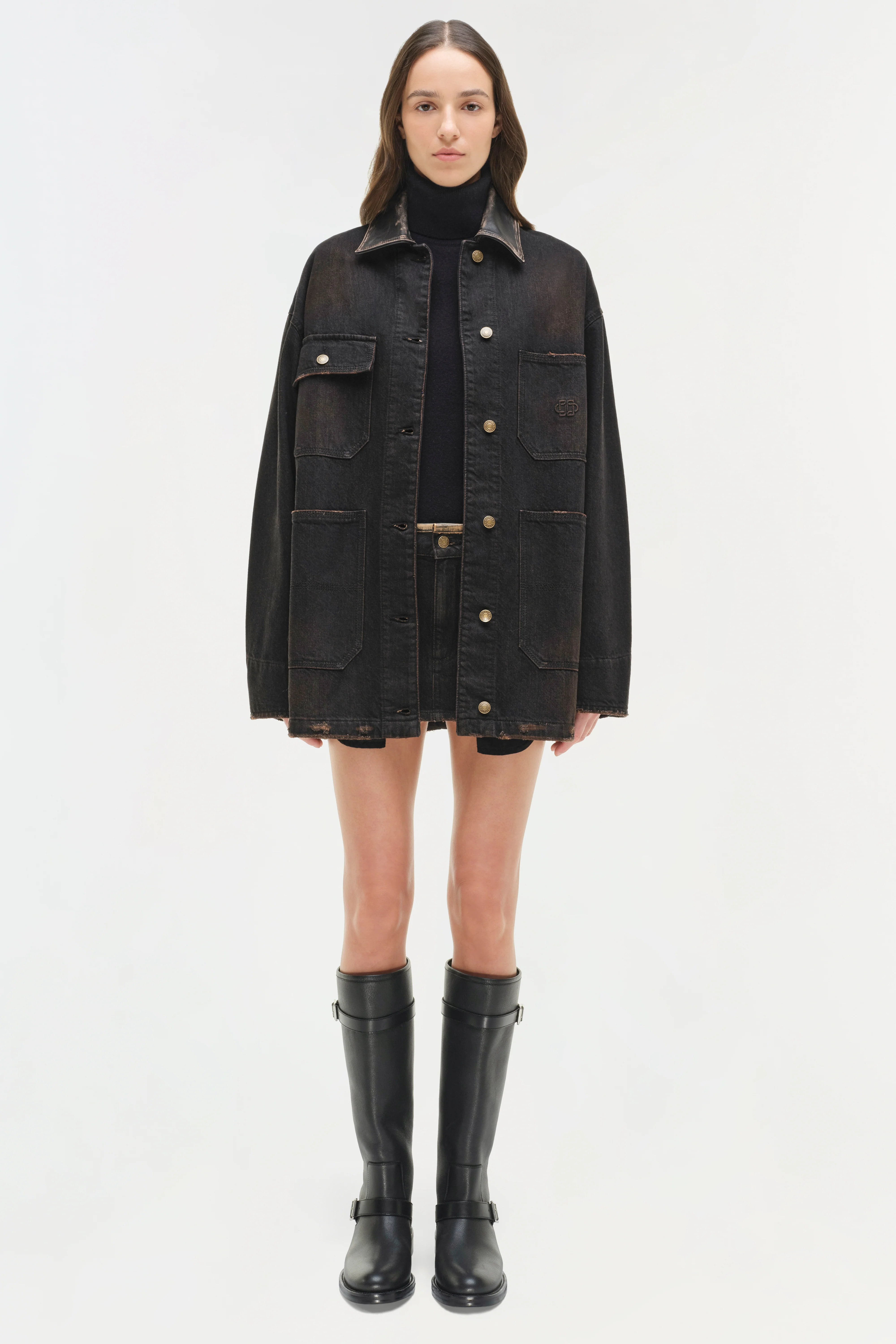 Larz Denim Chore Jacket - Image 7