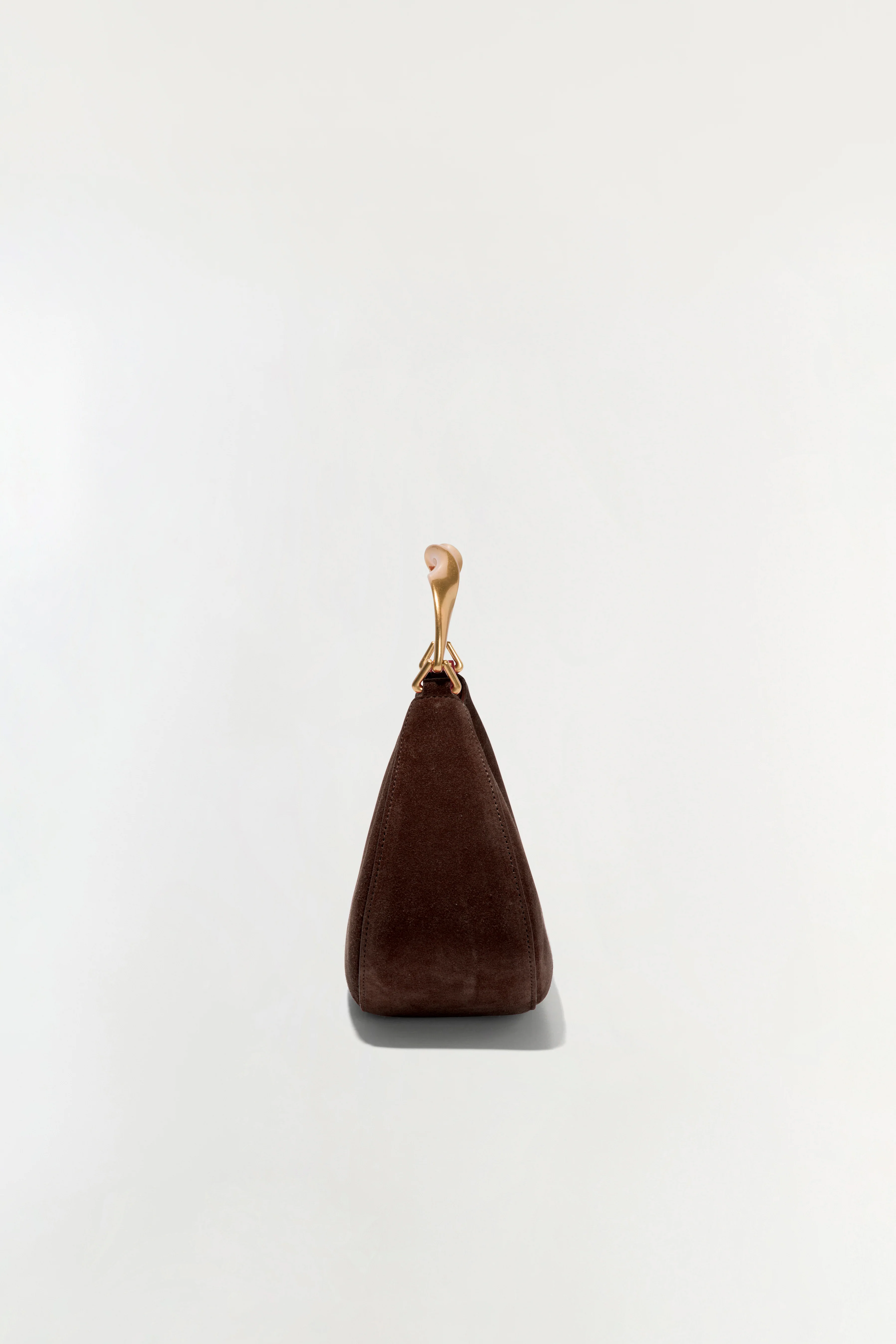 Nixi Suede Twist Handle Bag - Image 3