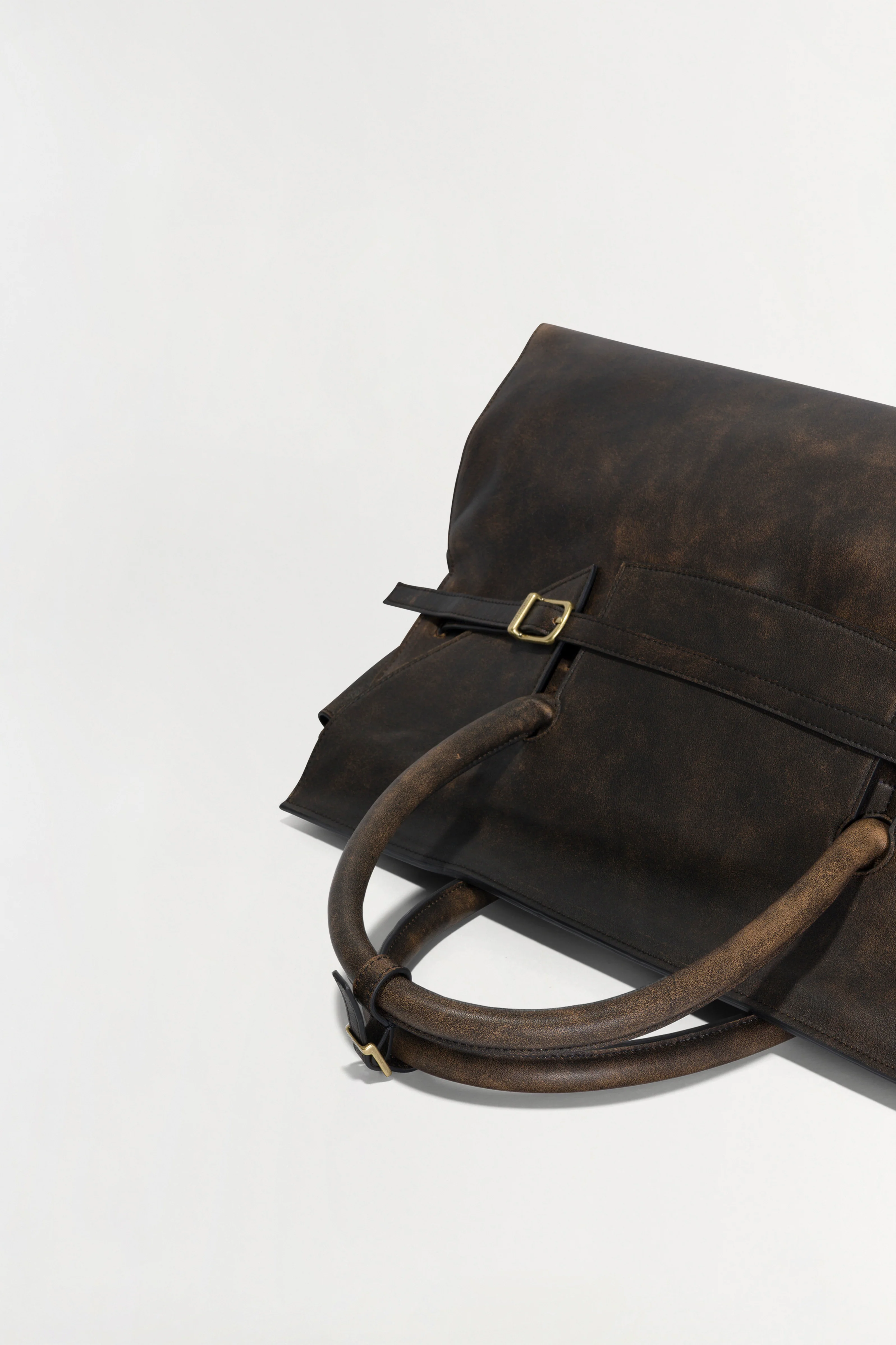 River Leather Weekender Tote - Image 3