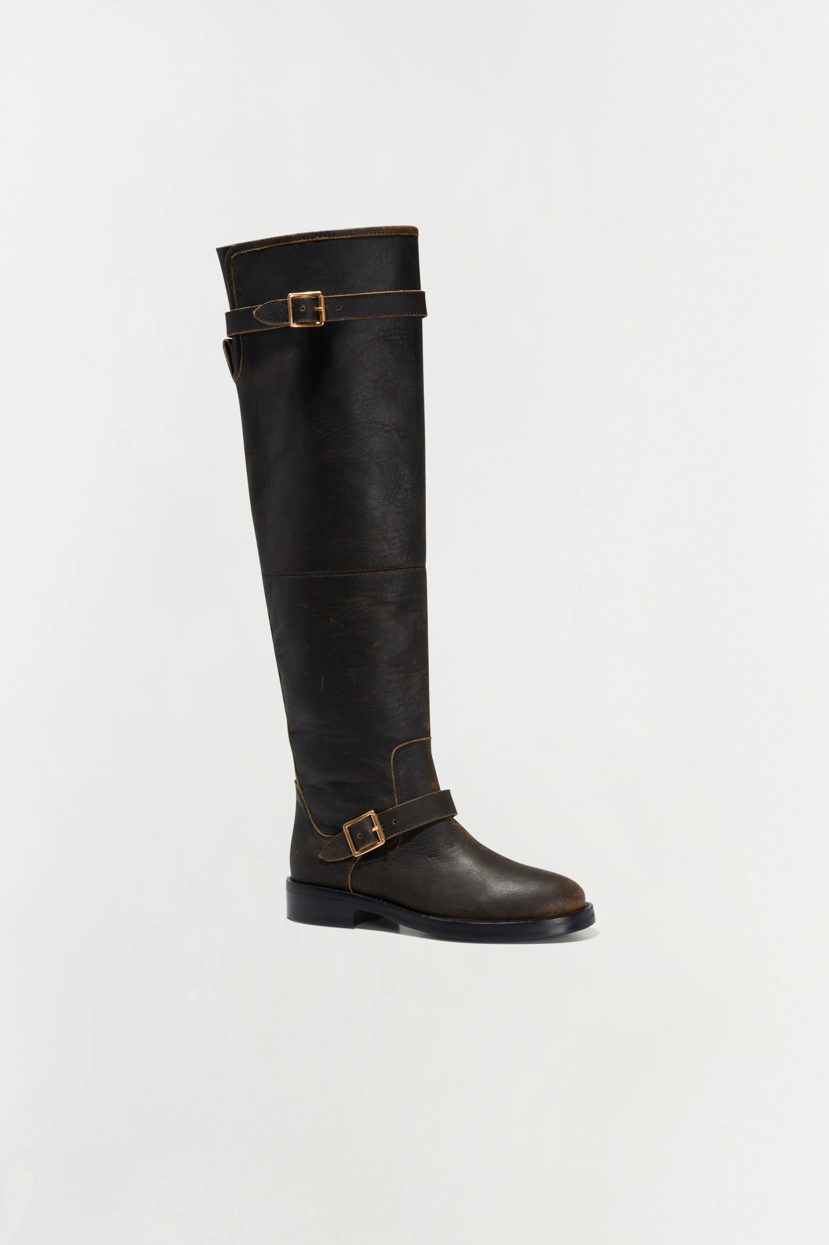 Noah Leather Over The Knee Boot - Image 3