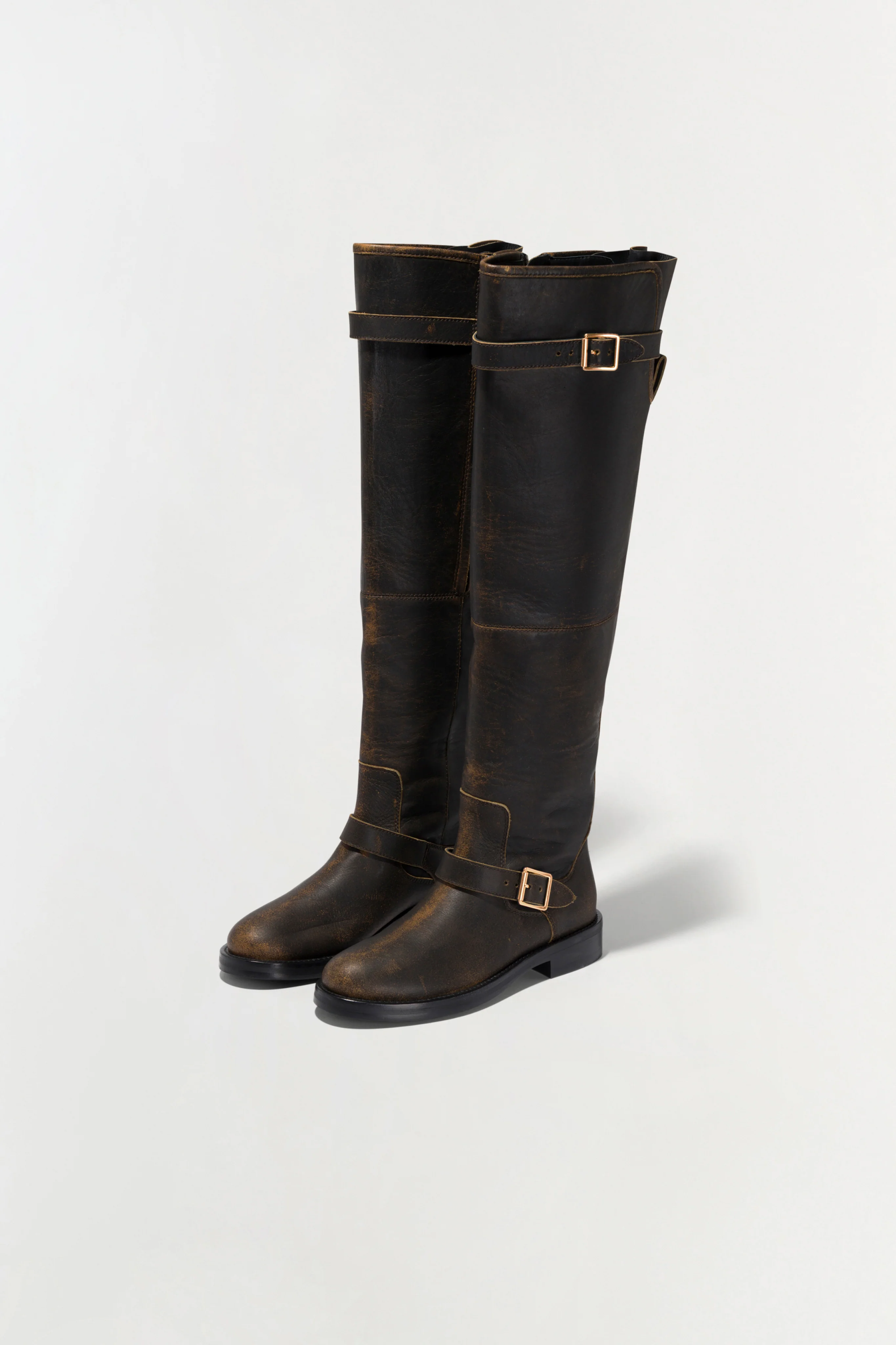 Noah Leather Over The Knee Boot - Image 5