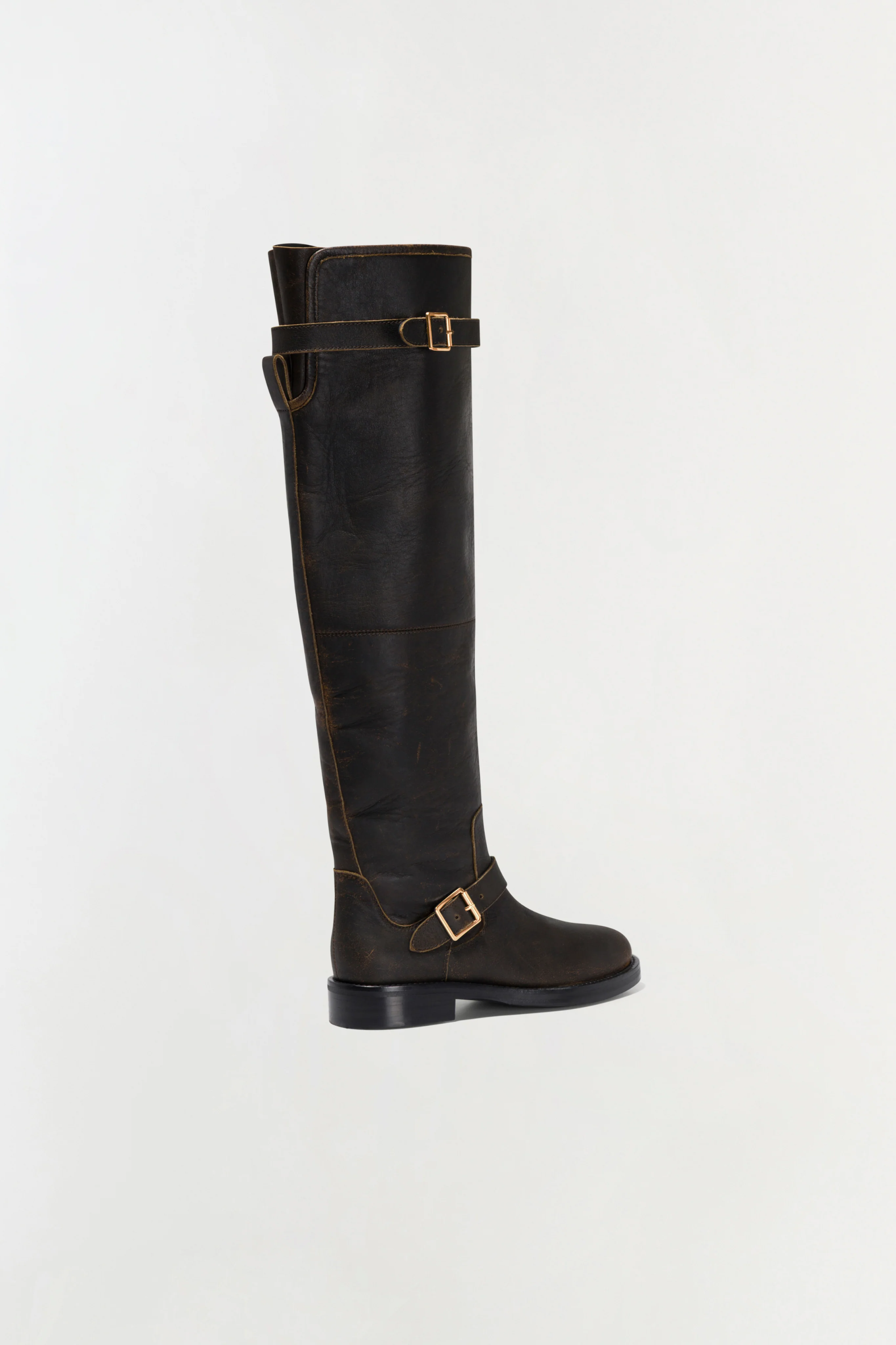Noah Leather Over The Knee Boot - Image 6