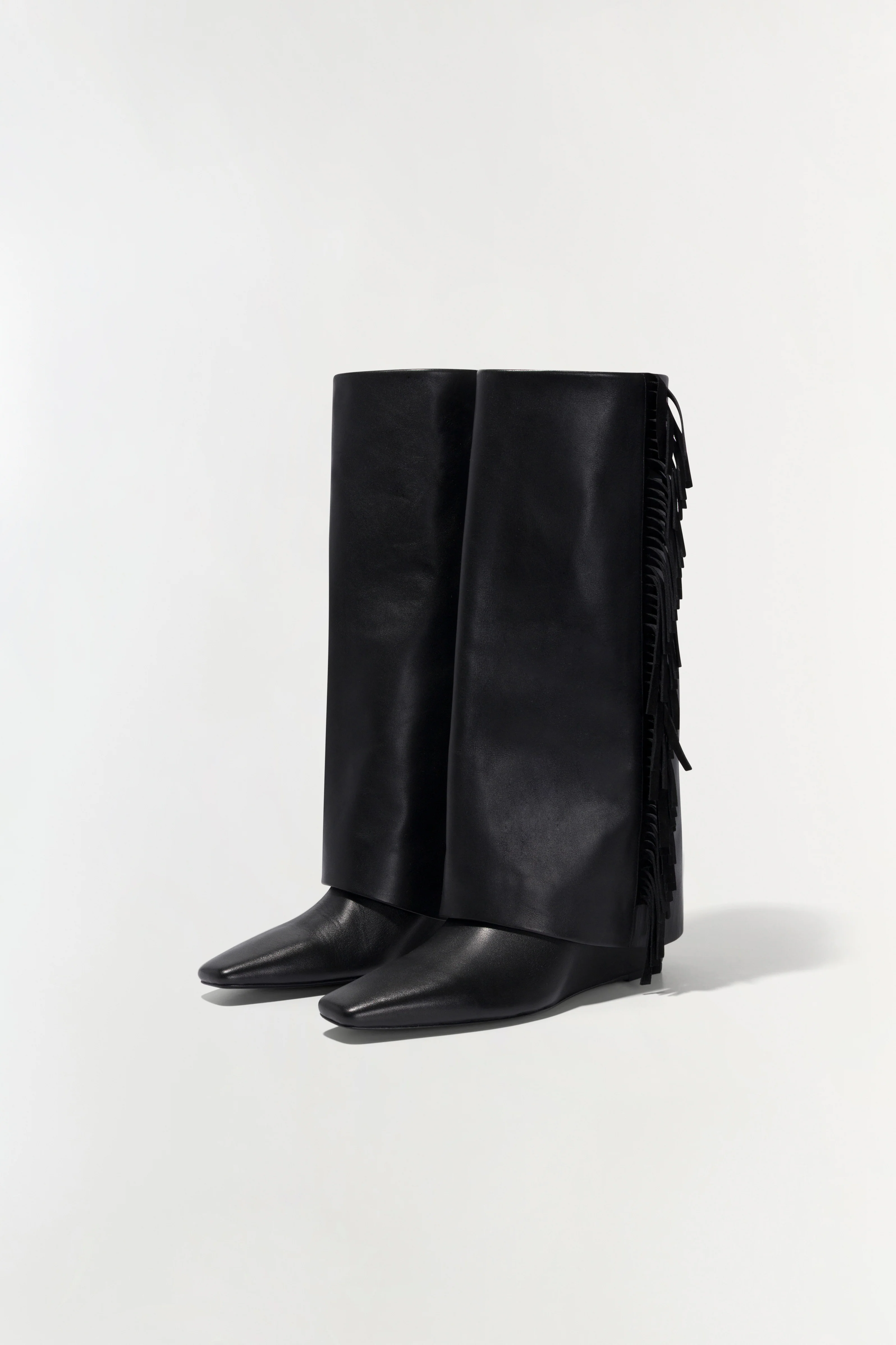 Quinn Leather Fringe Boot - Image 5