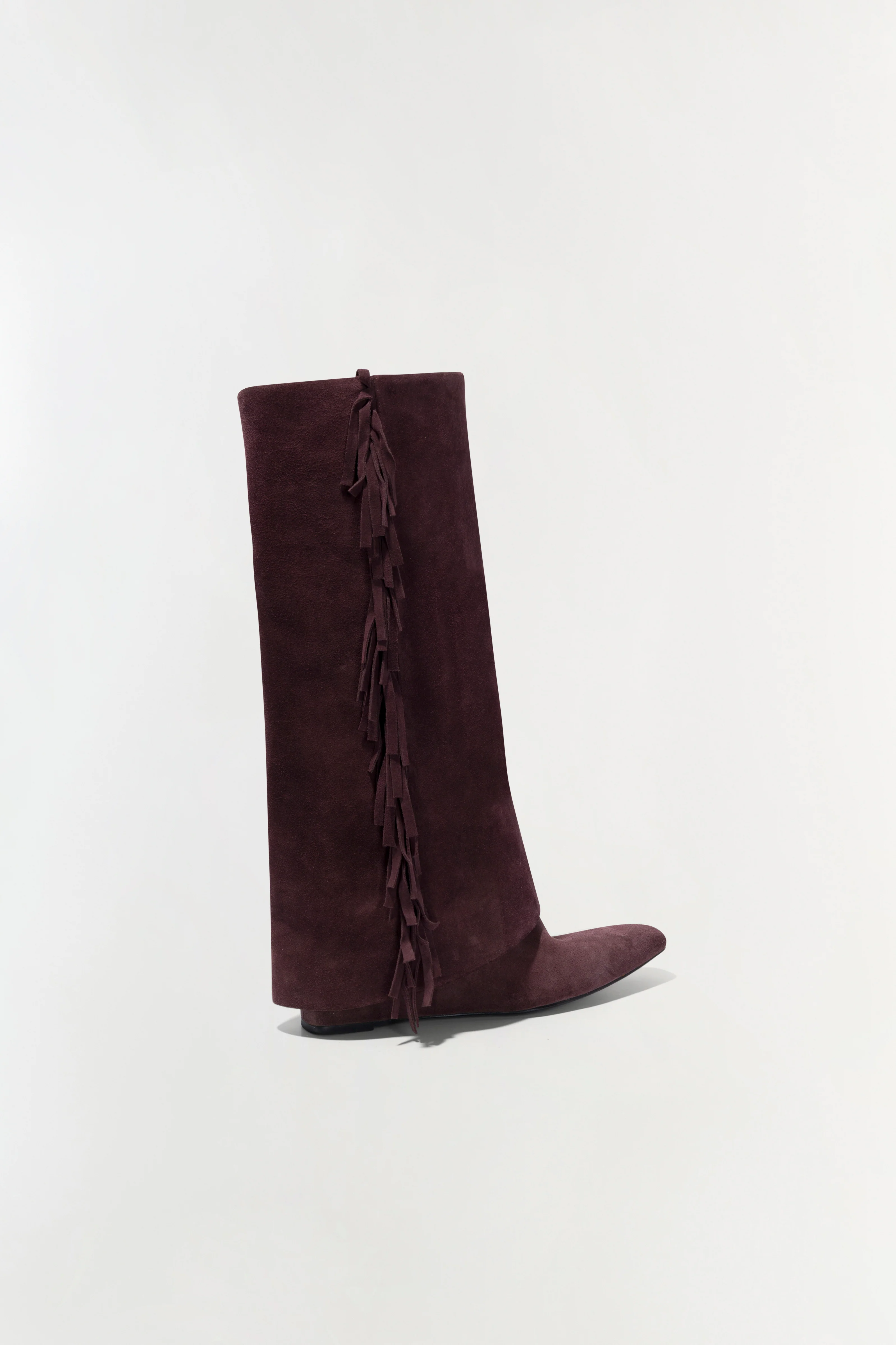 Quinn Suede Fringe Boot - Image 3