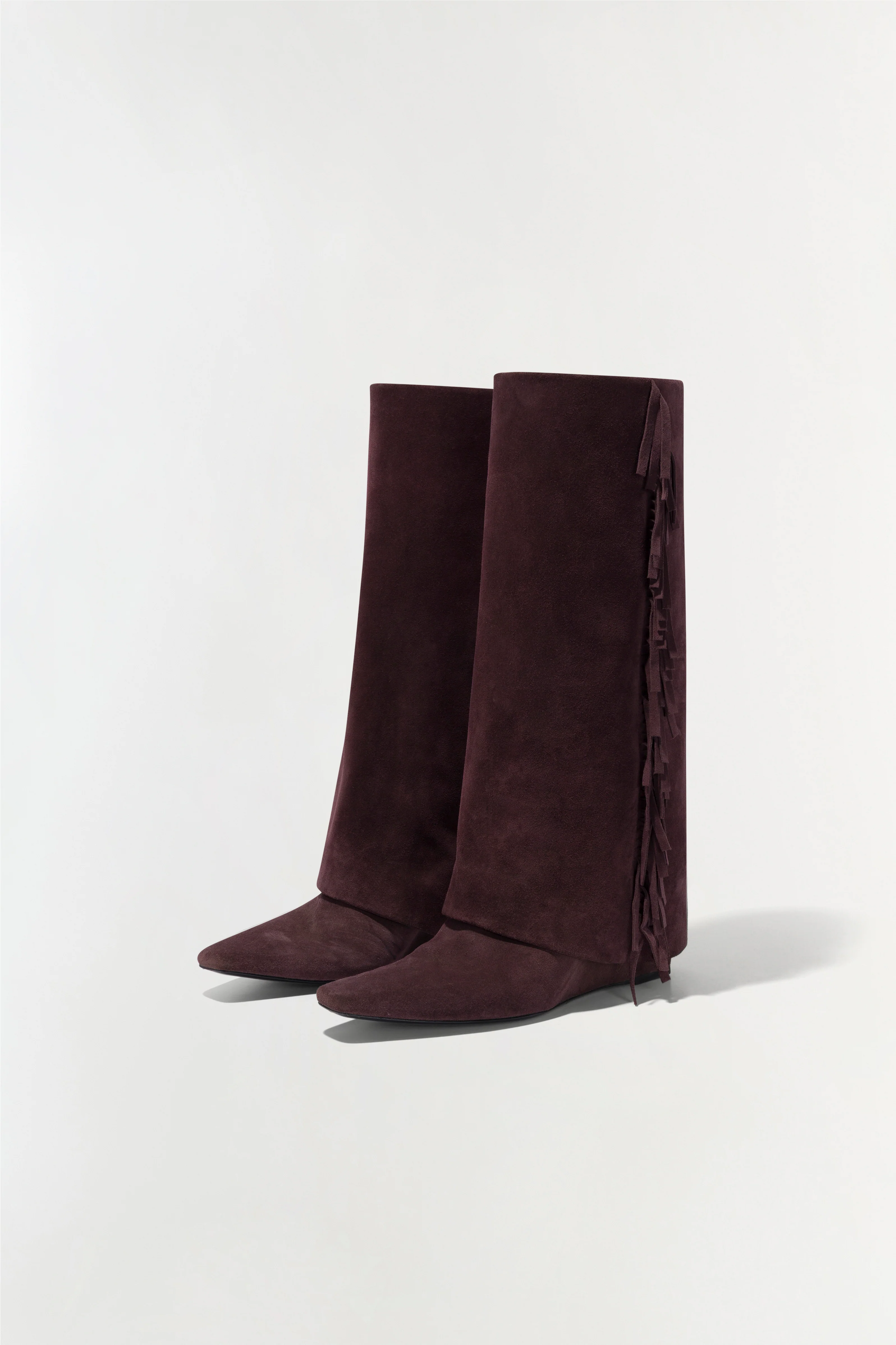 Quinn Suede Fringe Boot - Image 5