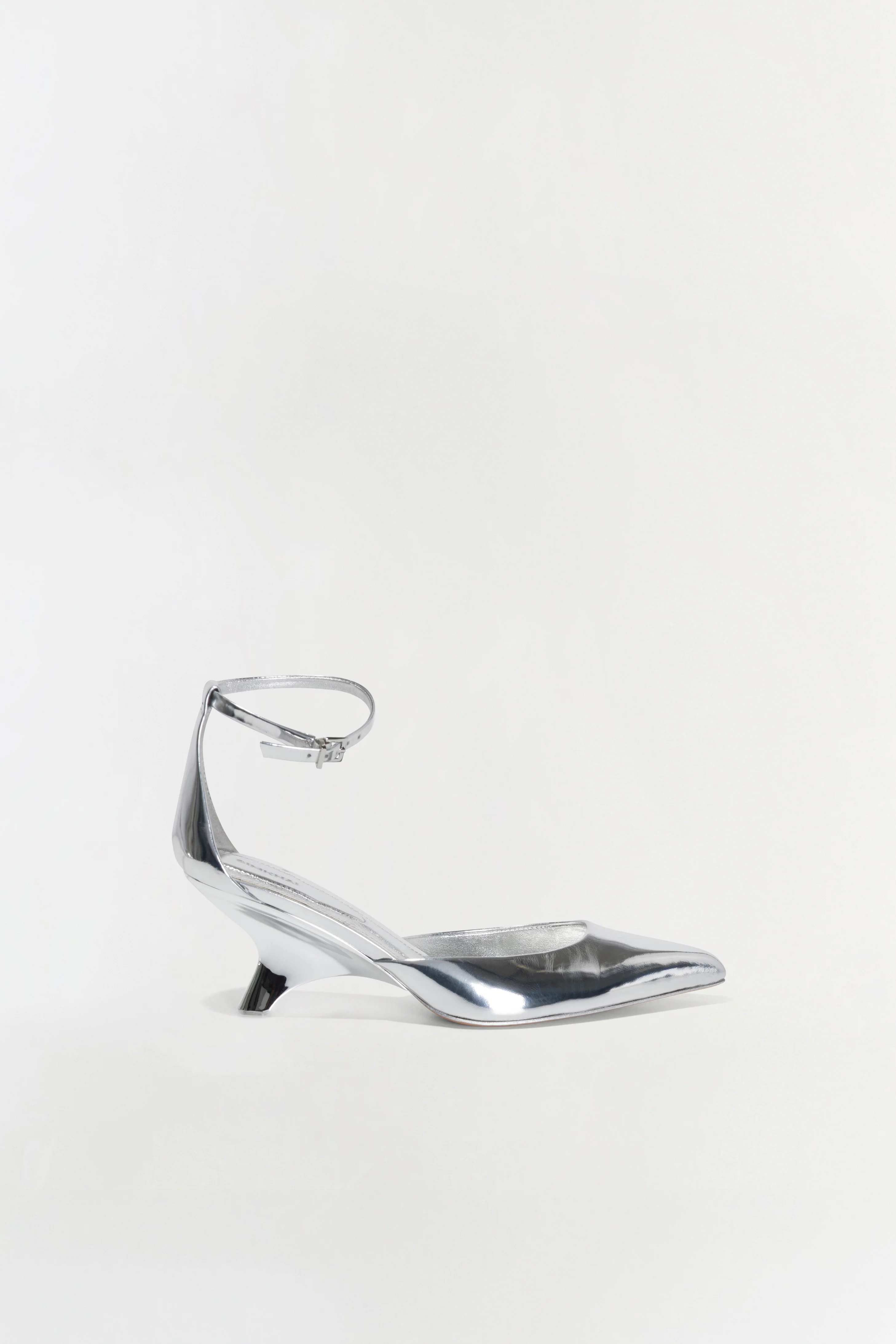 Vixen Metallic Leather Wedge