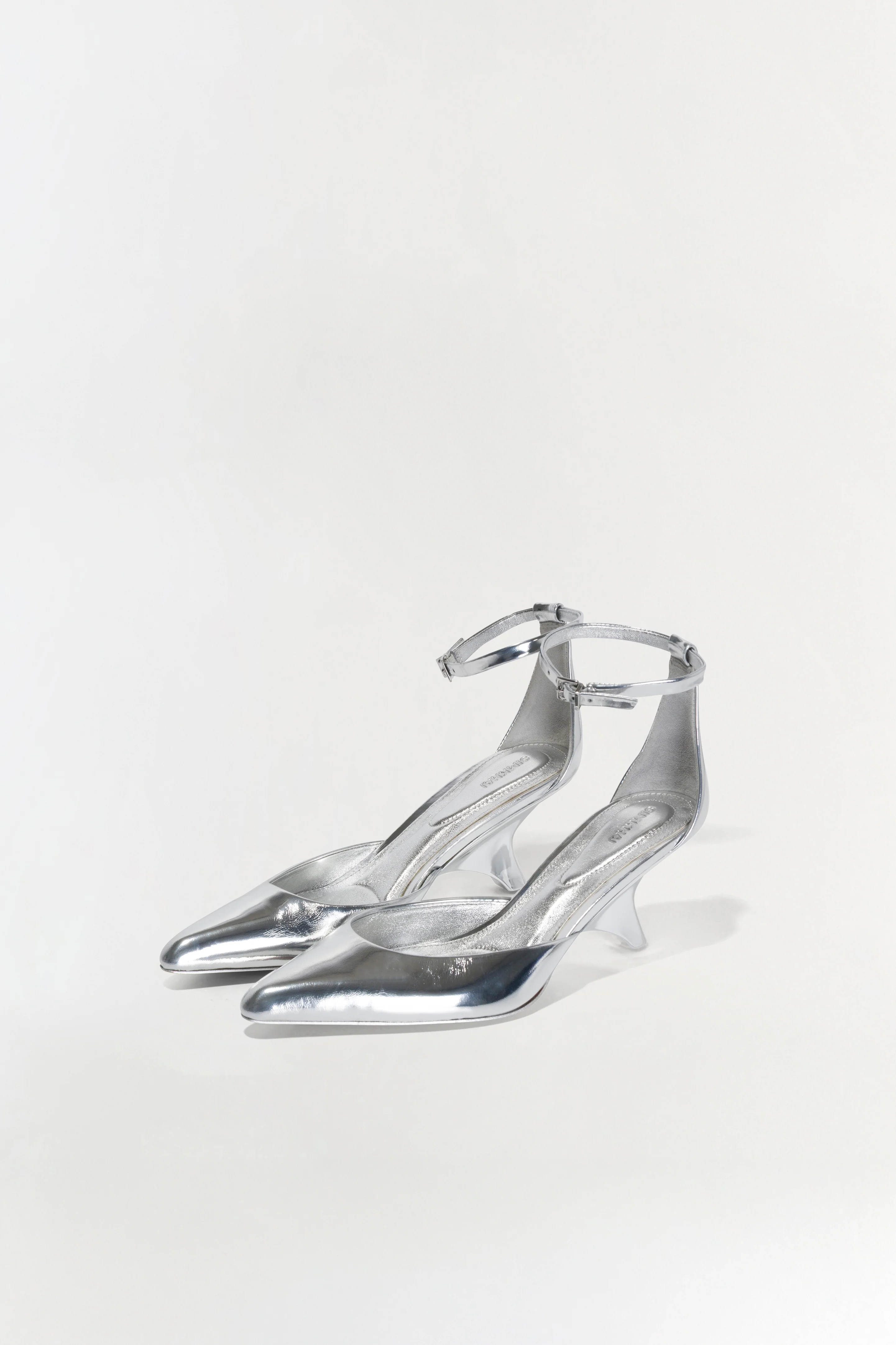 Vixen Metallic Leather Wedge - Image 4