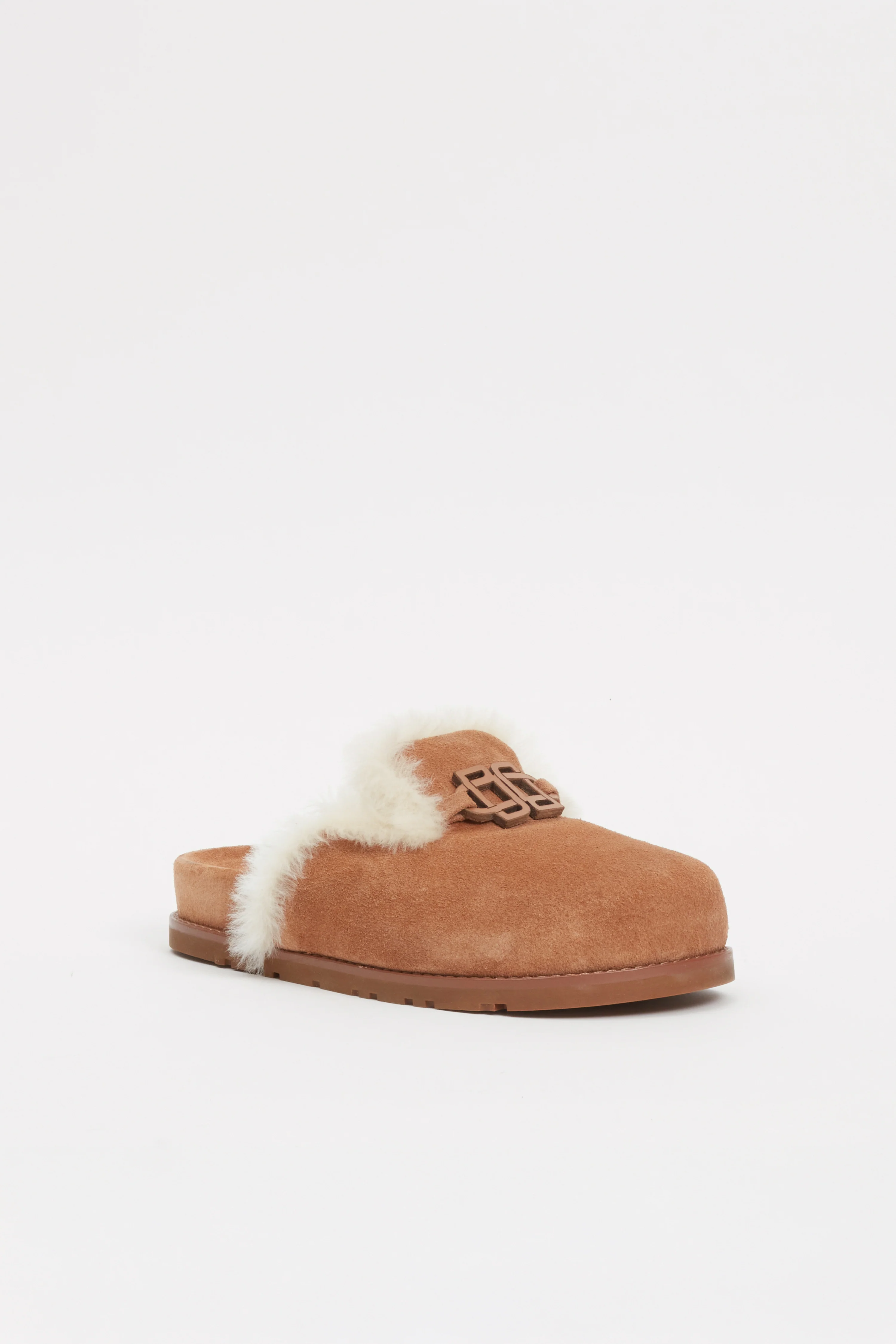 Mila Suede Shearling Slide - Image 2