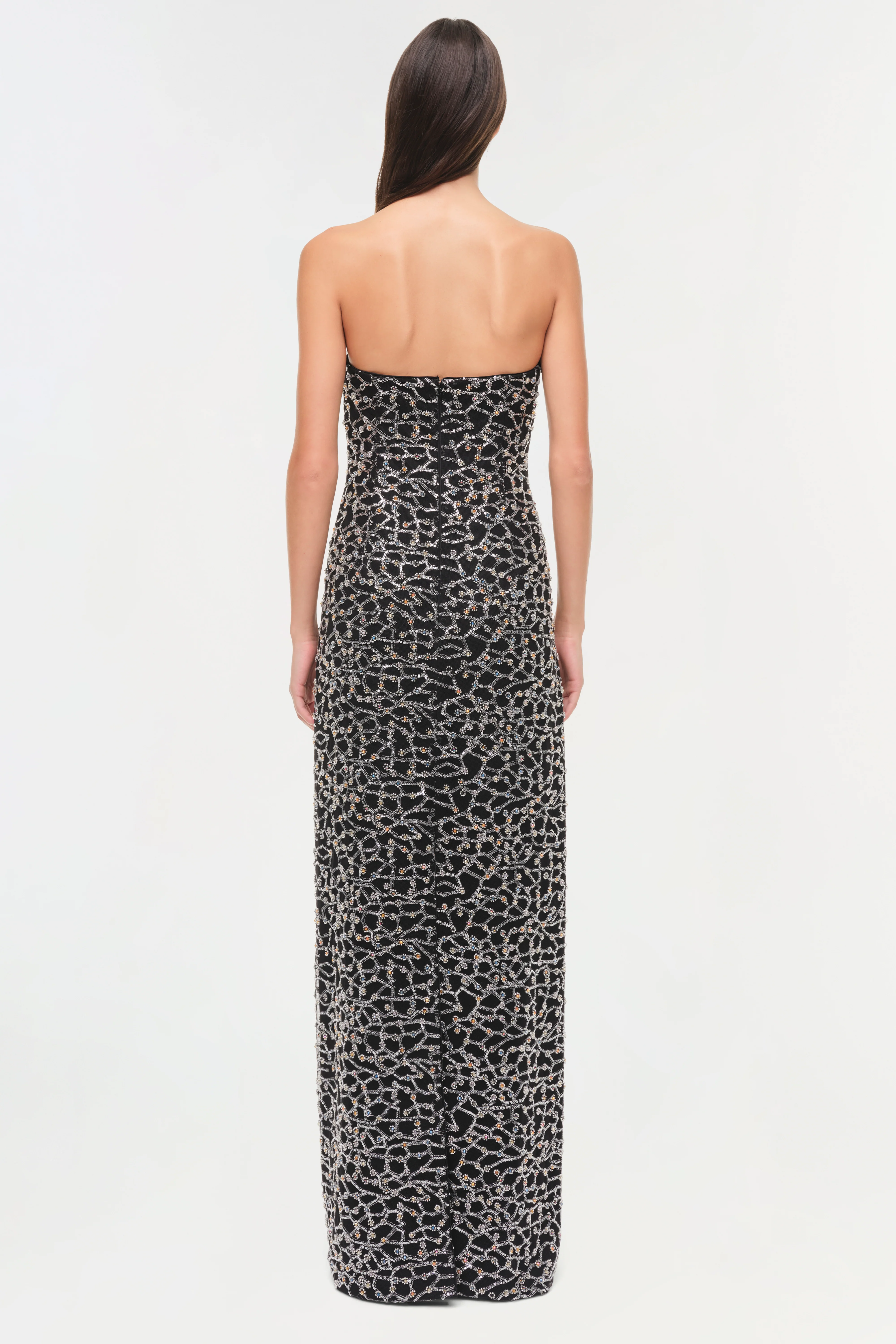 Reign Strapless Sequin Bustier Gown - Image 6