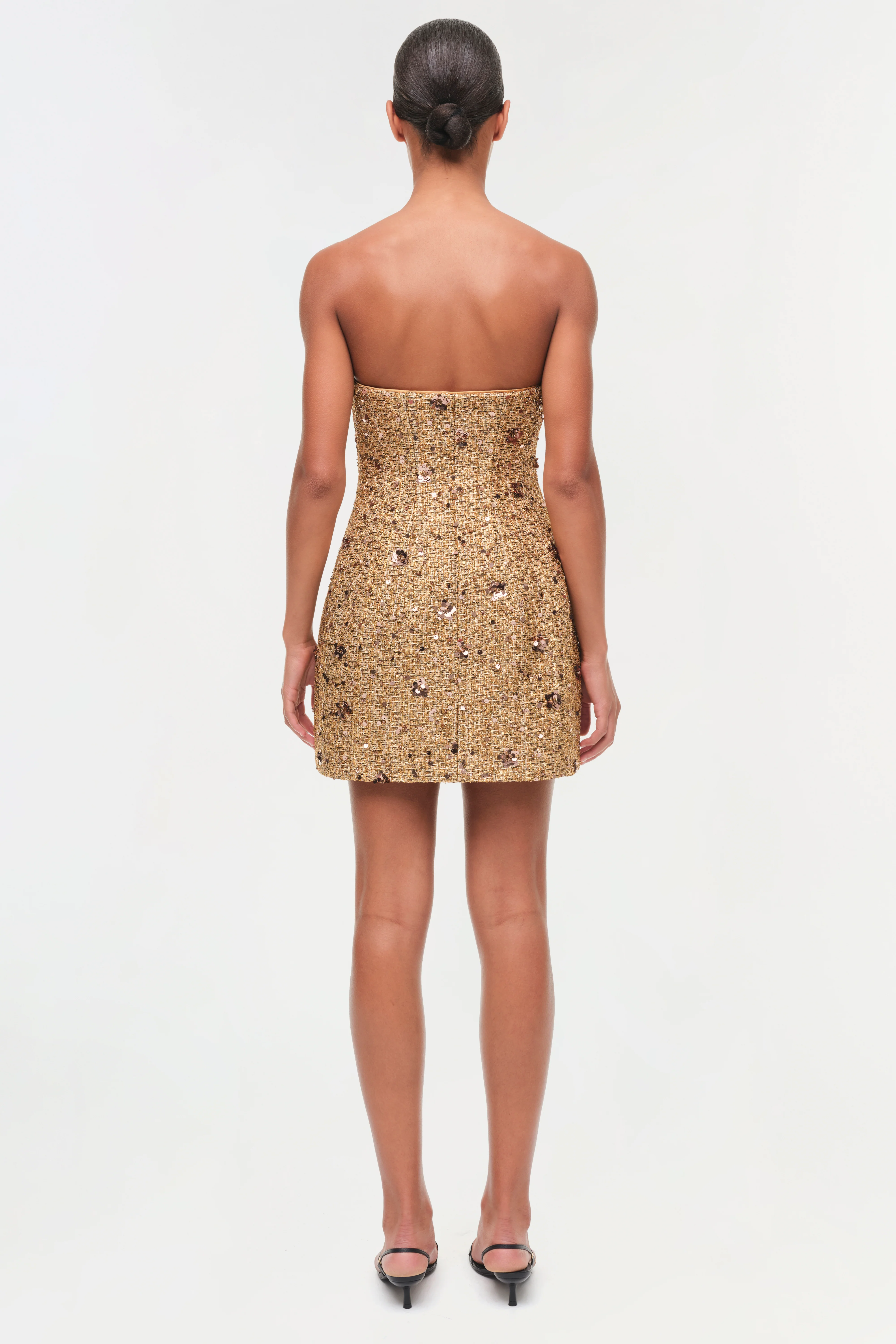 Kit Gilded Tweed Mini Dress - Image 5