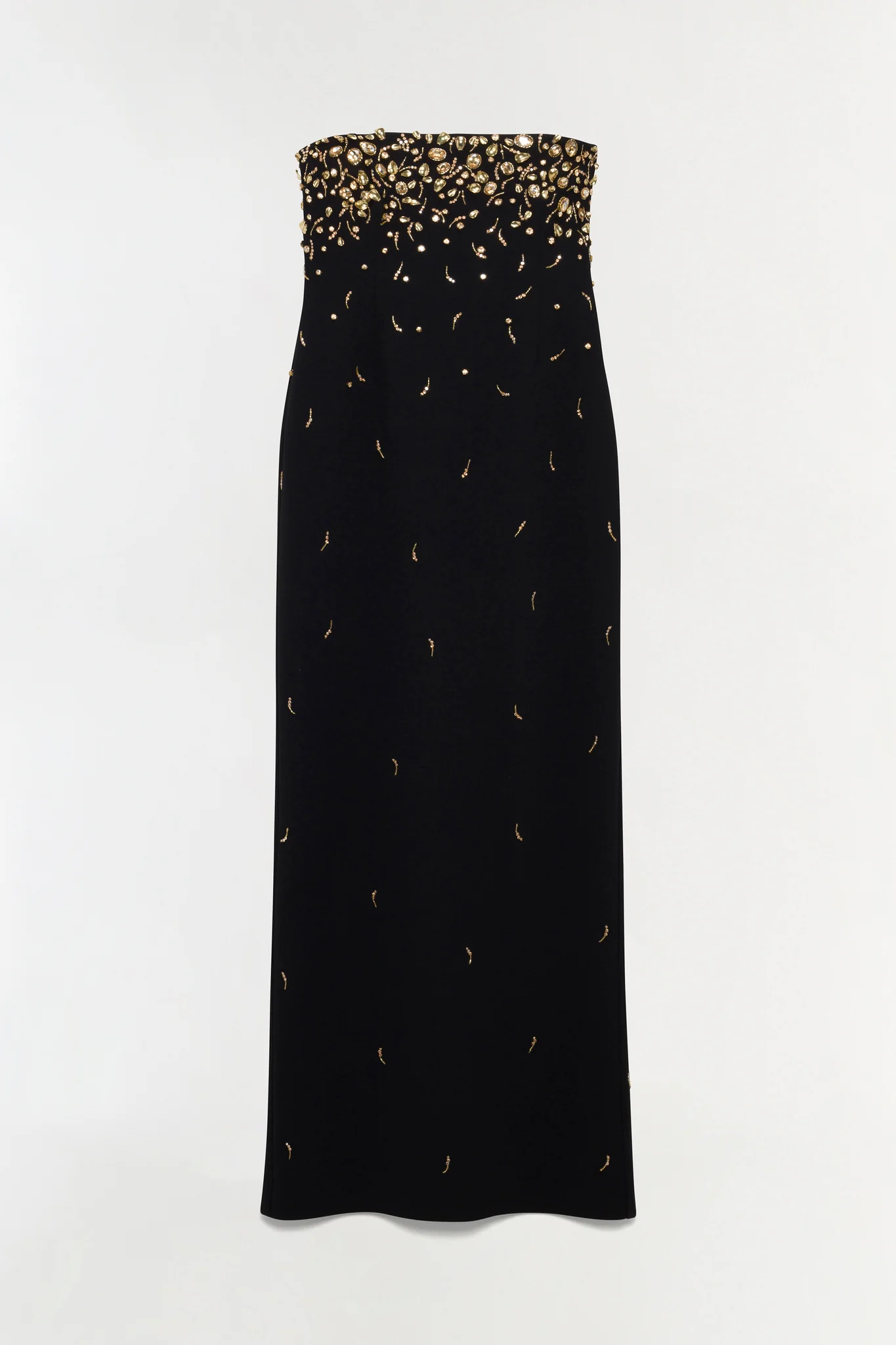 Reign Embellished Strapless Gown