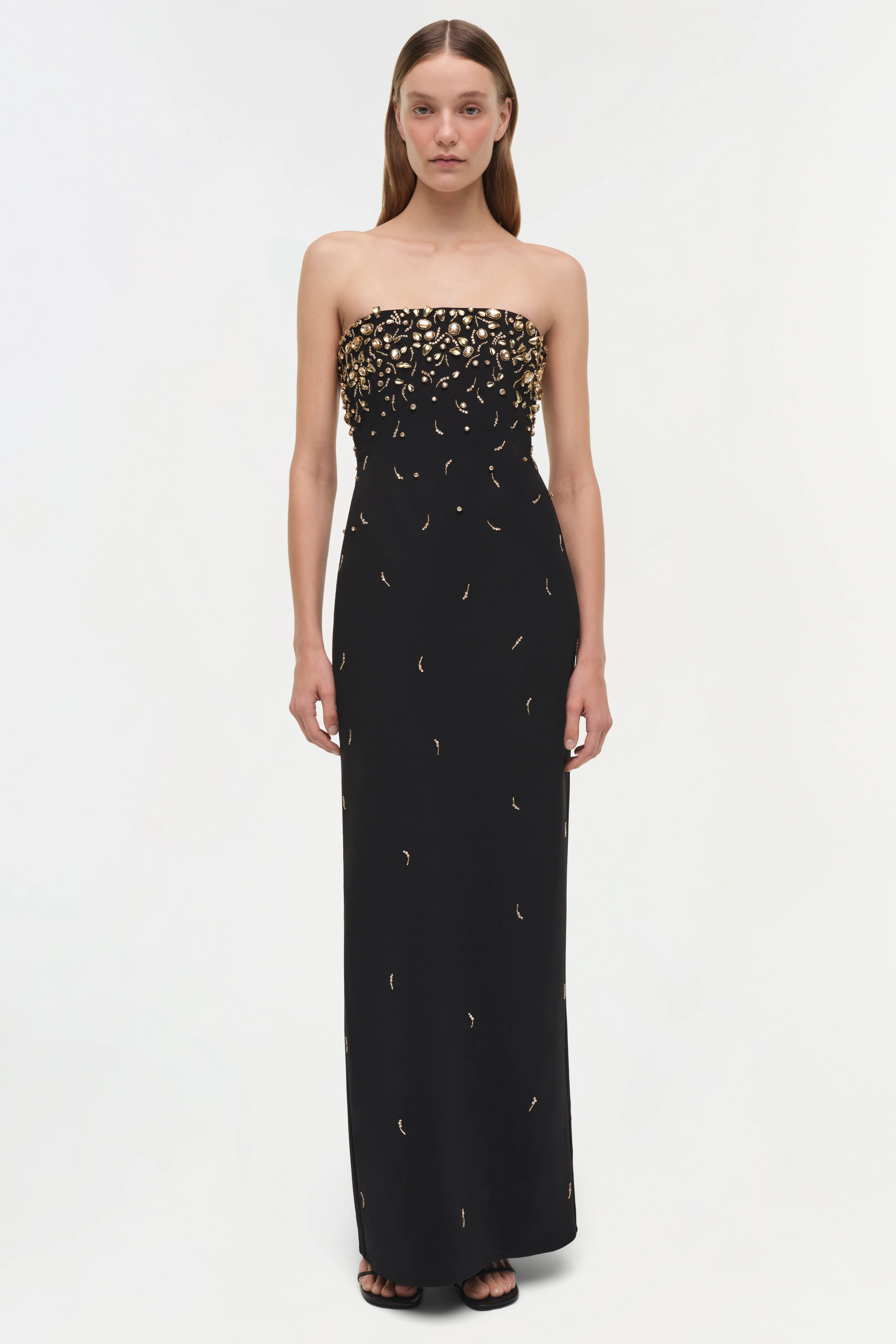 Reign Embellished Strapless Gown - Image 2