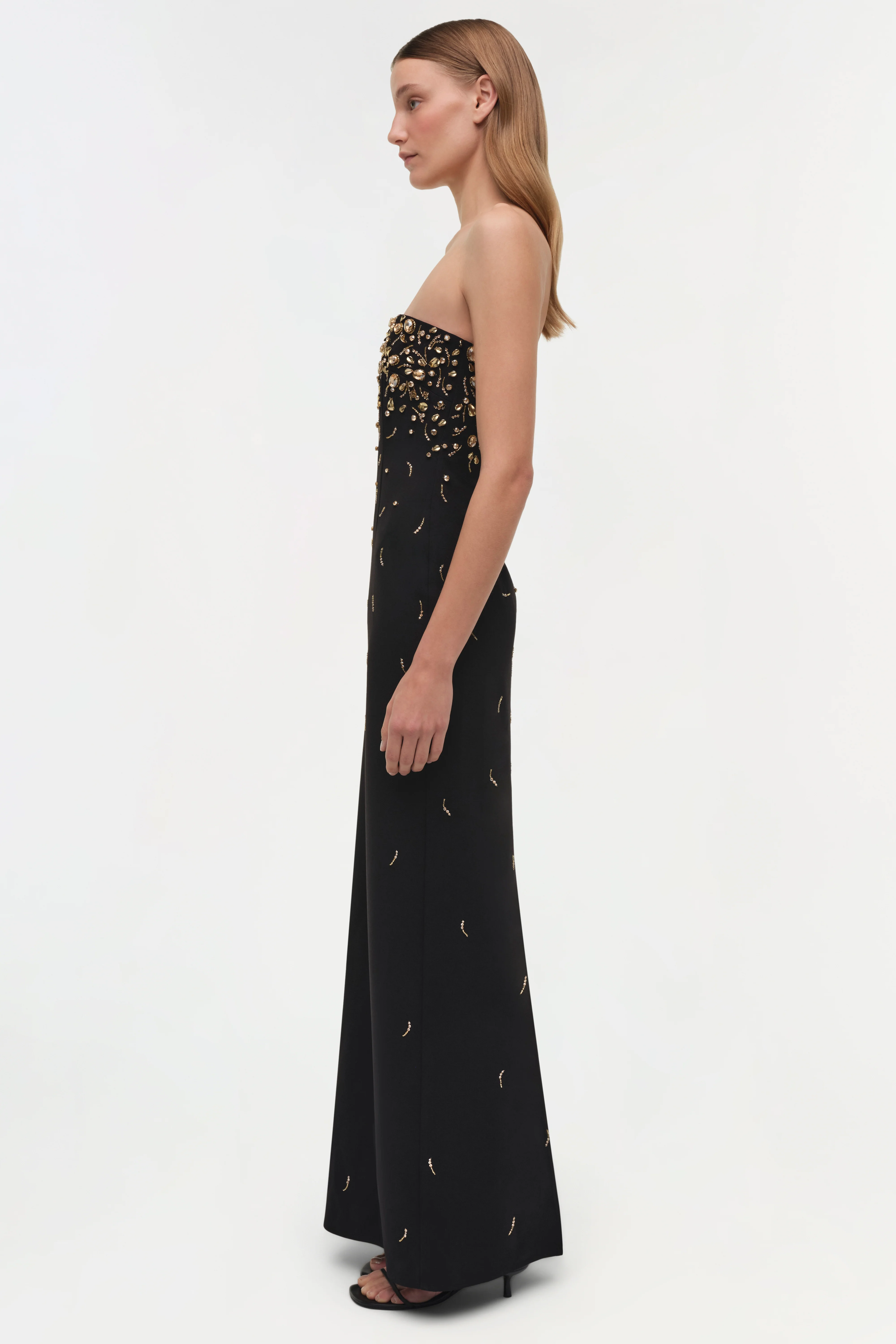 Reign Embellished Strapless Gown - Image 4
