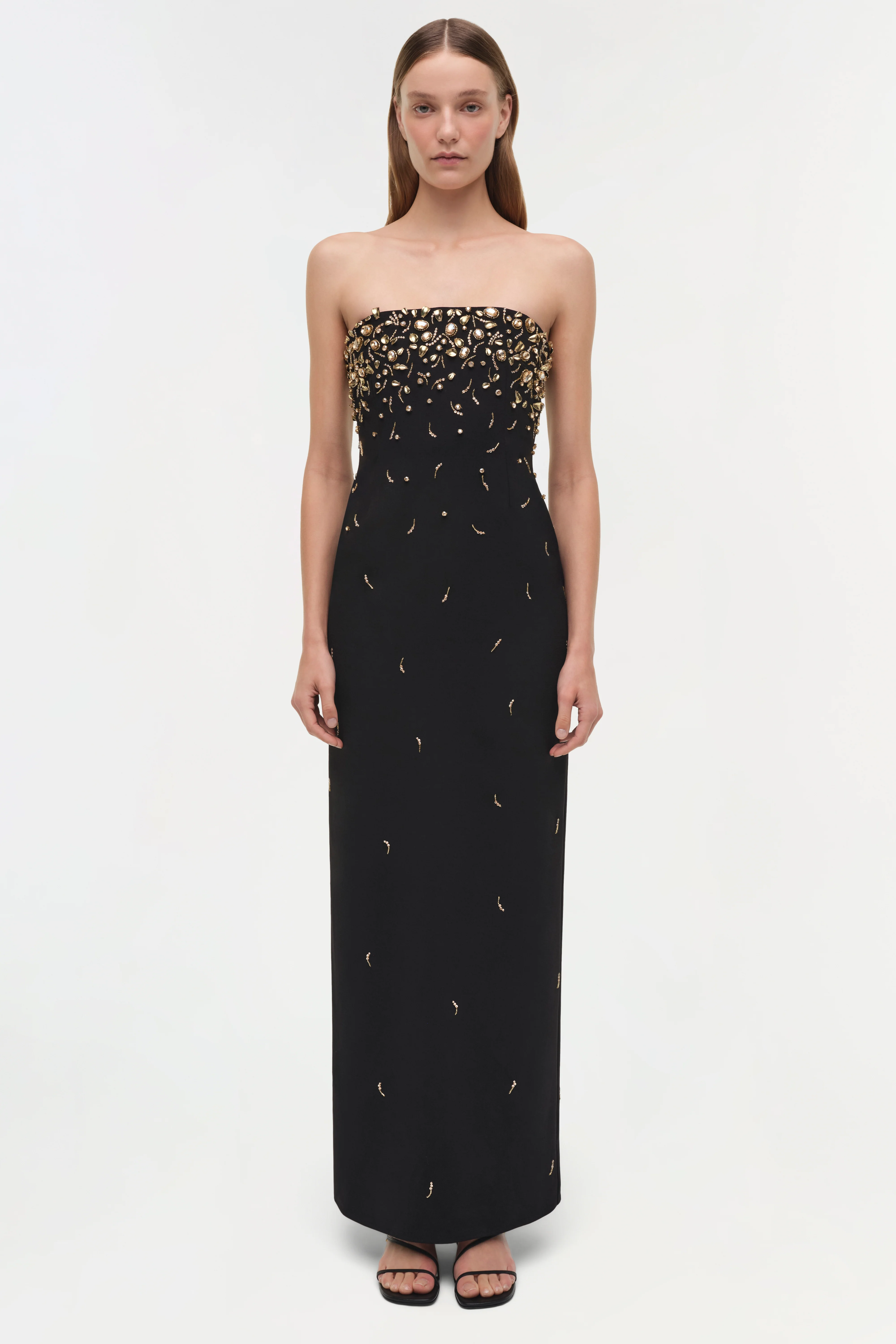 Reign Embellished Strapless Gown - Image 6