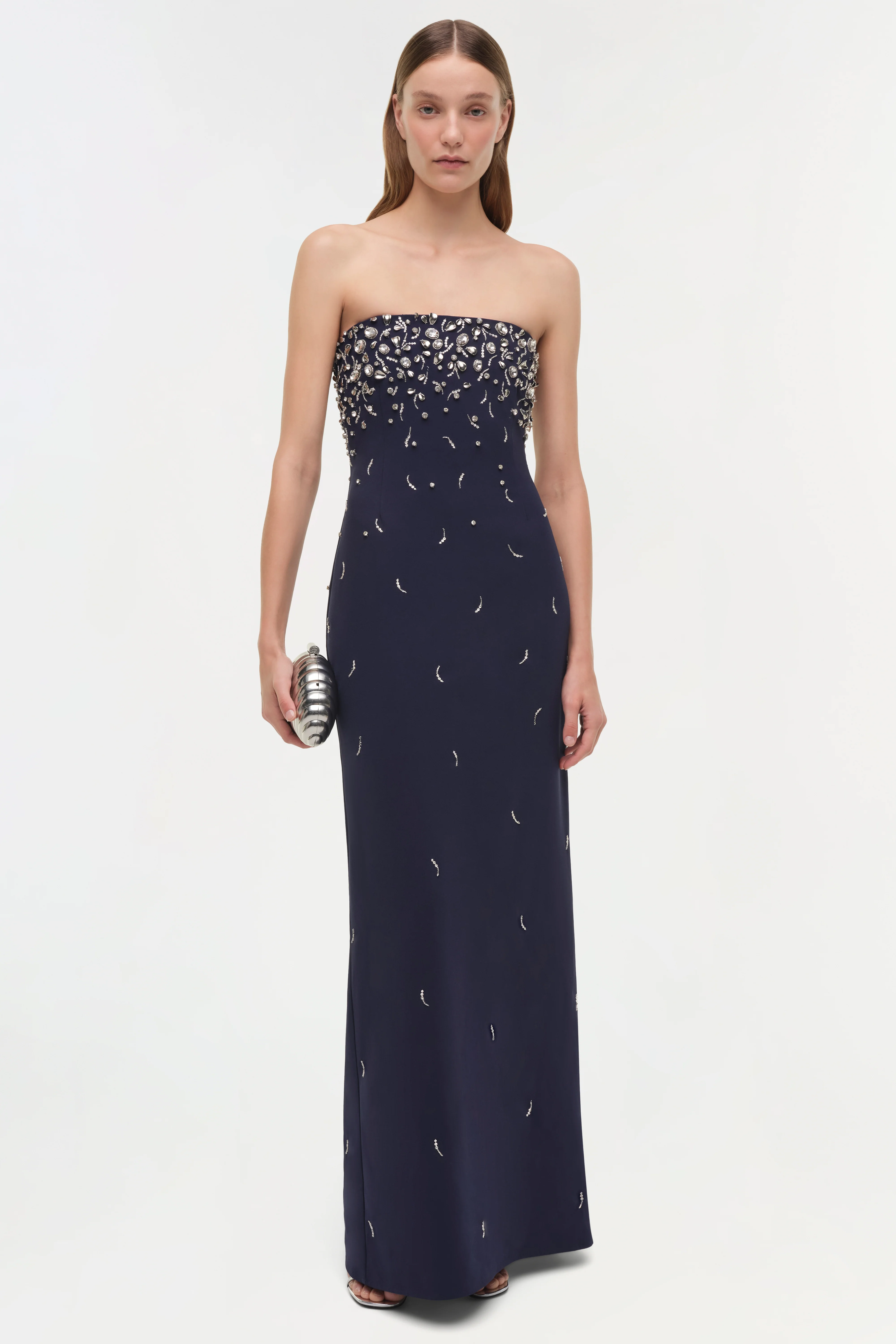 Reign Embellished Strapless Gown - Image 2