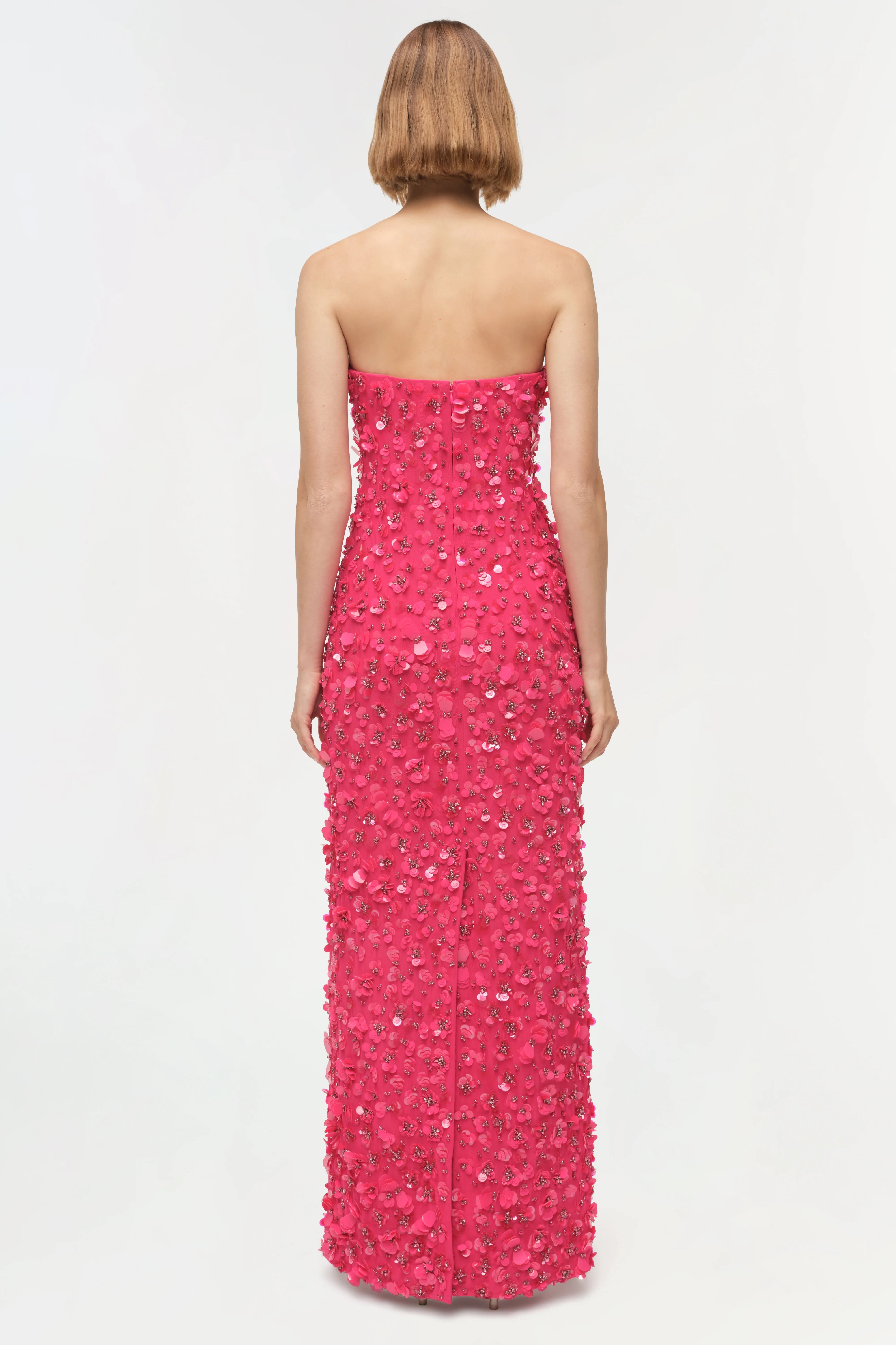 Serafina Strapless Embellished Gown - Image 5