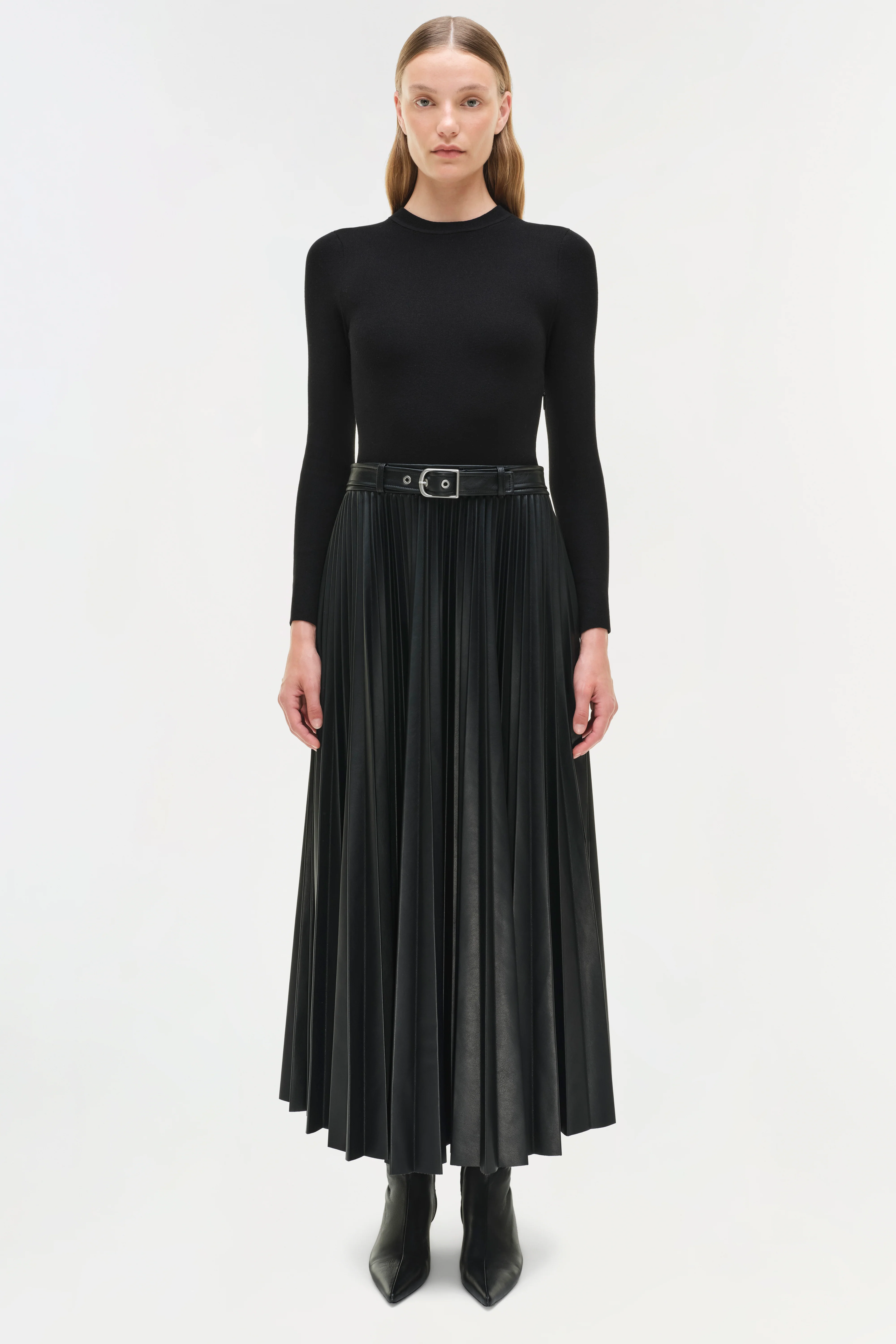 Abilene Knit Combo Midi Dress - Image 6