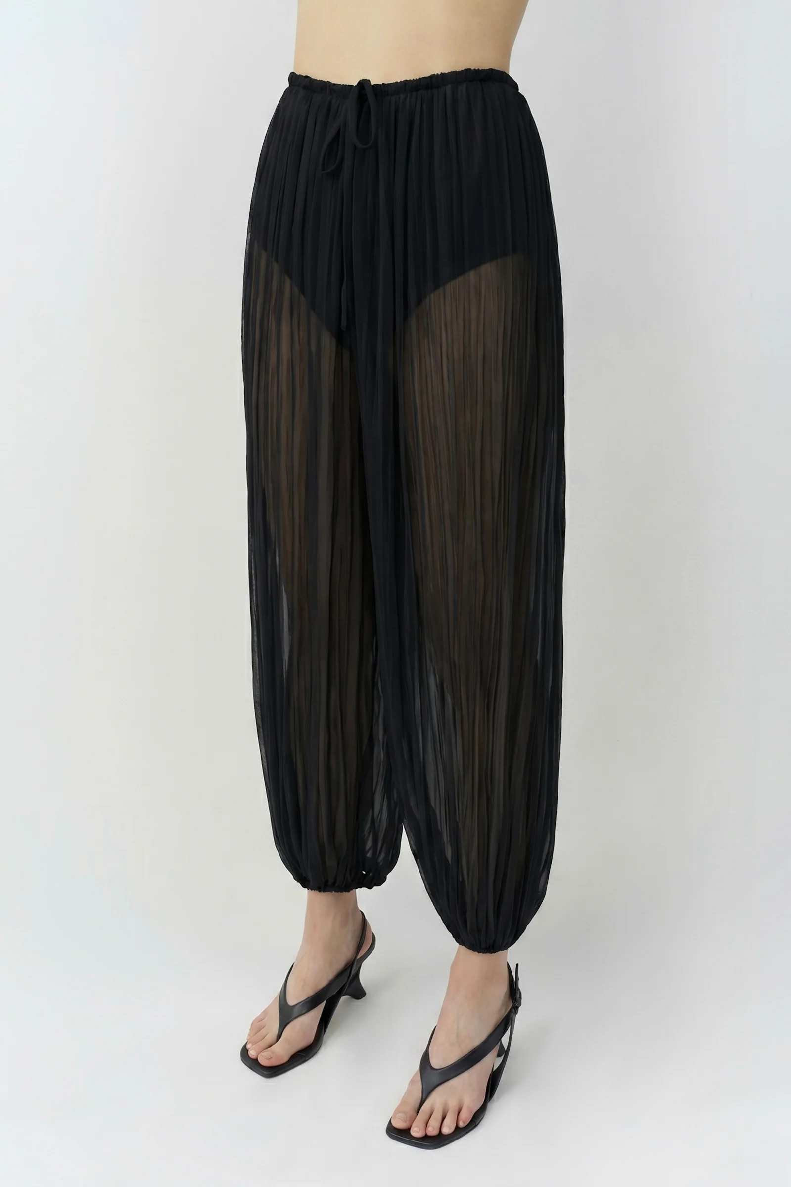 Afton Crinkle Jersey Balloon Pant - Image 4